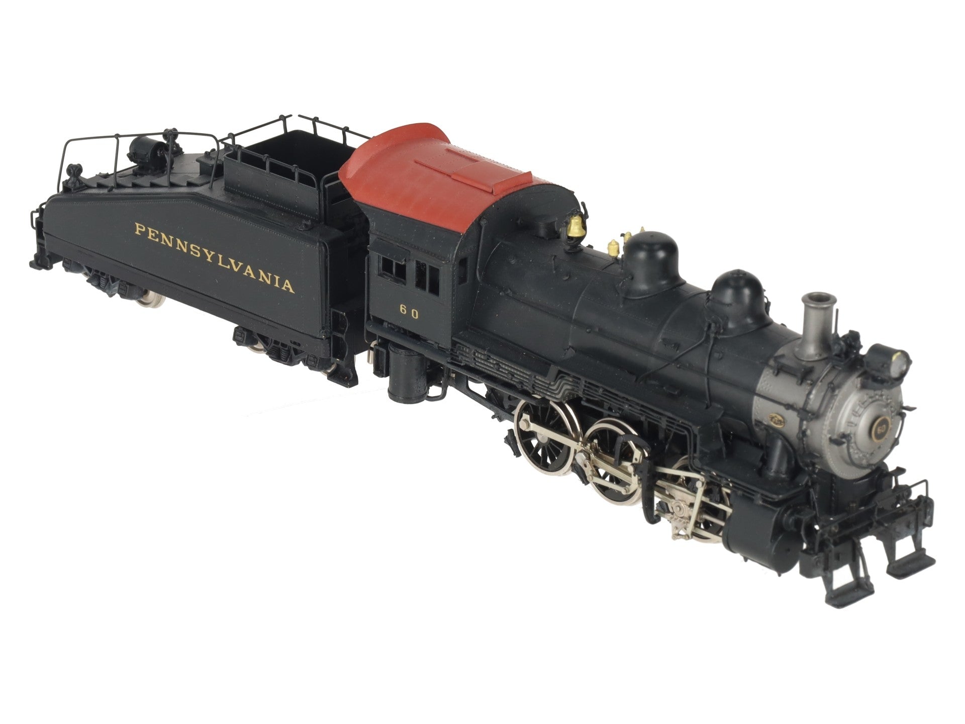 Key Imports BRASS HO Pennsylvania Railroad B.6.SA Steam Locomotive #60 EX/Box
