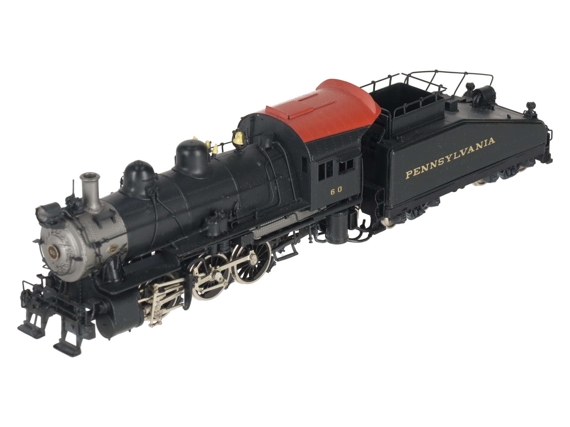 Key Imports BRASS HO Pennsylvania Railroad B.6.SA Steam Locomotive #60 EX/Box