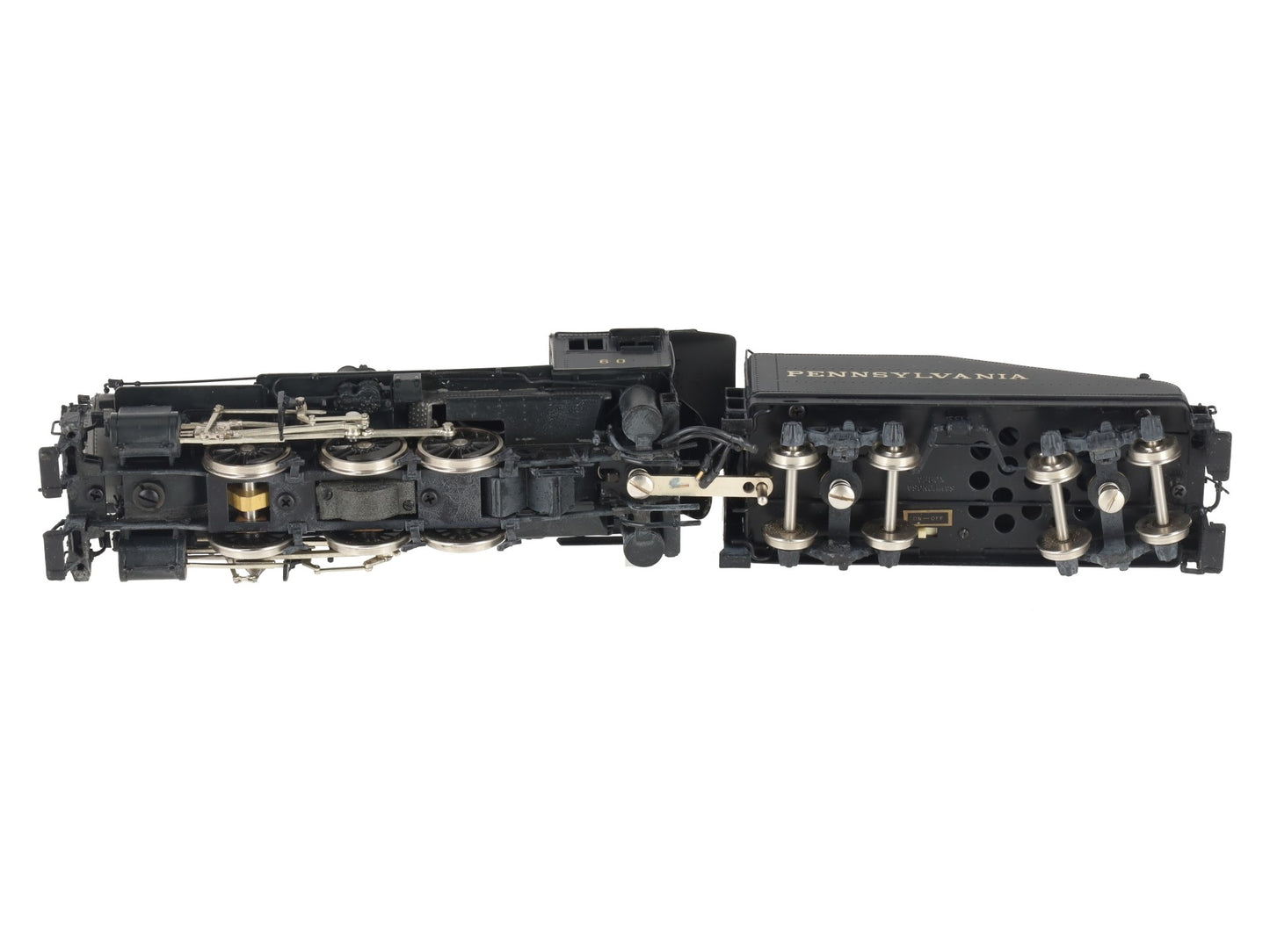 Key Imports BRASS HO Pennsylvania Railroad B.6.SA Steam Locomotive #60 EX/Box