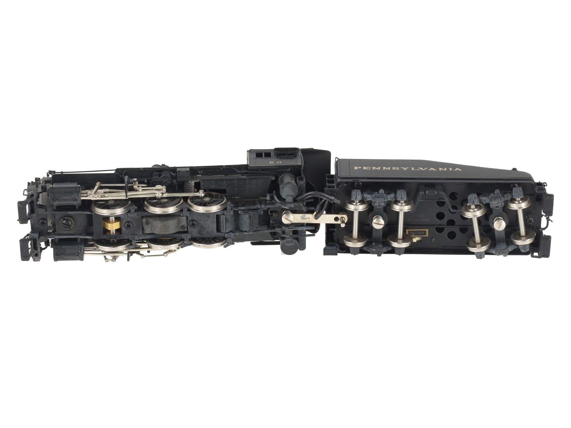 Key Imports BRASS HO Pennsylvania Railroad B.6.SA Steam Locomotive #60 EX/Box