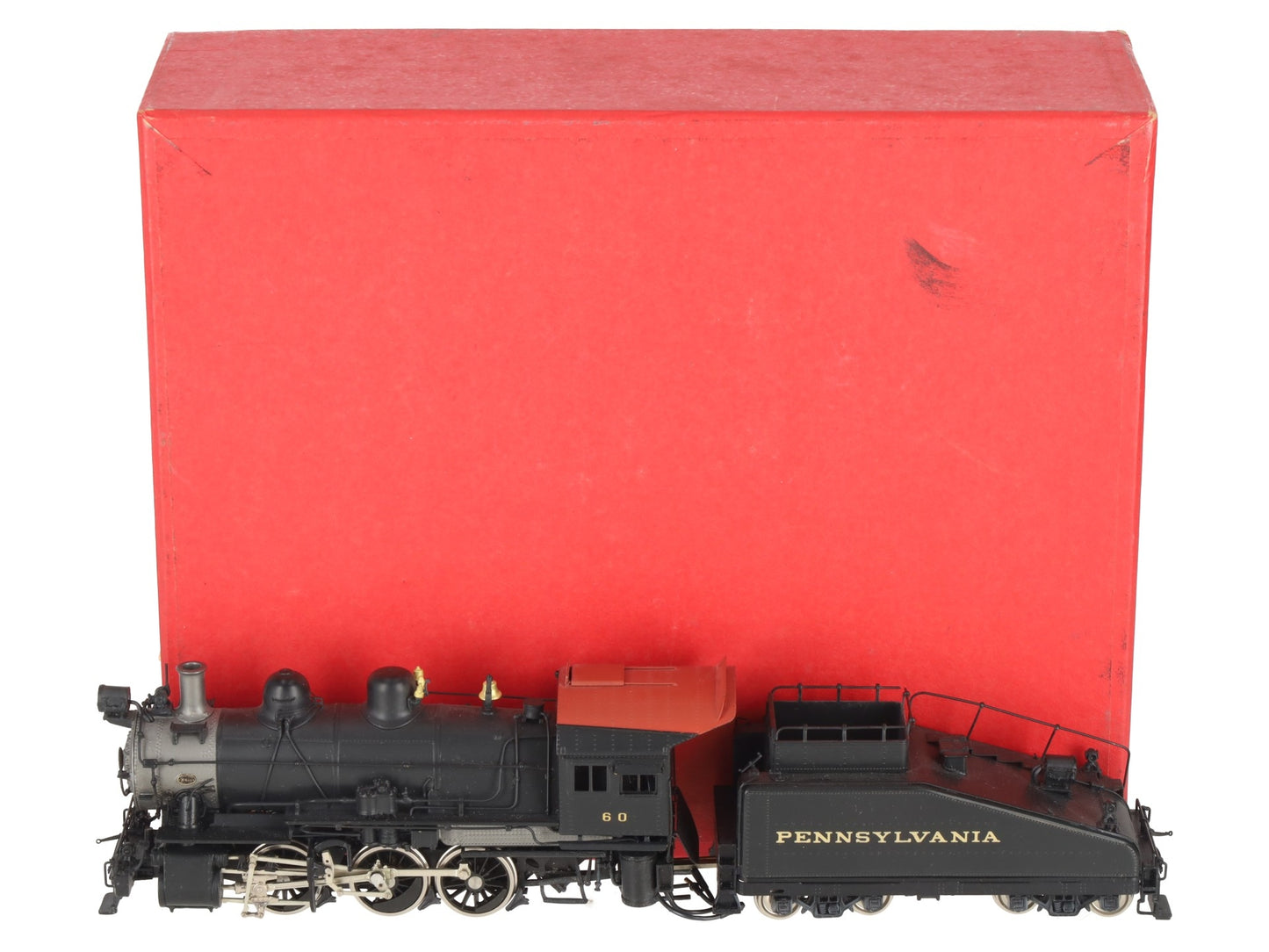 Key Imports BRASS HO Pennsylvania Railroad B.6.SA Steam Locomotive #60 EX/Box