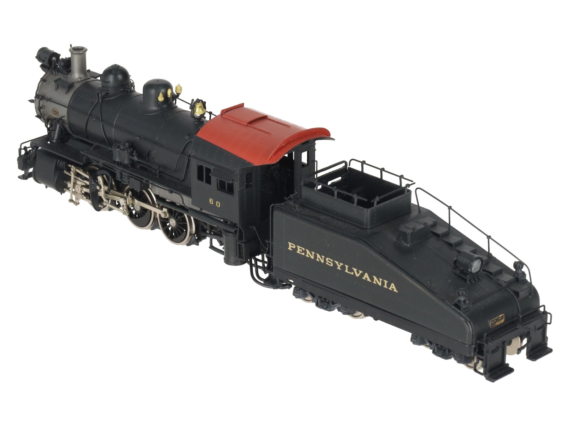Key Imports BRASS HO Pennsylvania Railroad B.6.SA Steam Locomotive #60 EX/Box