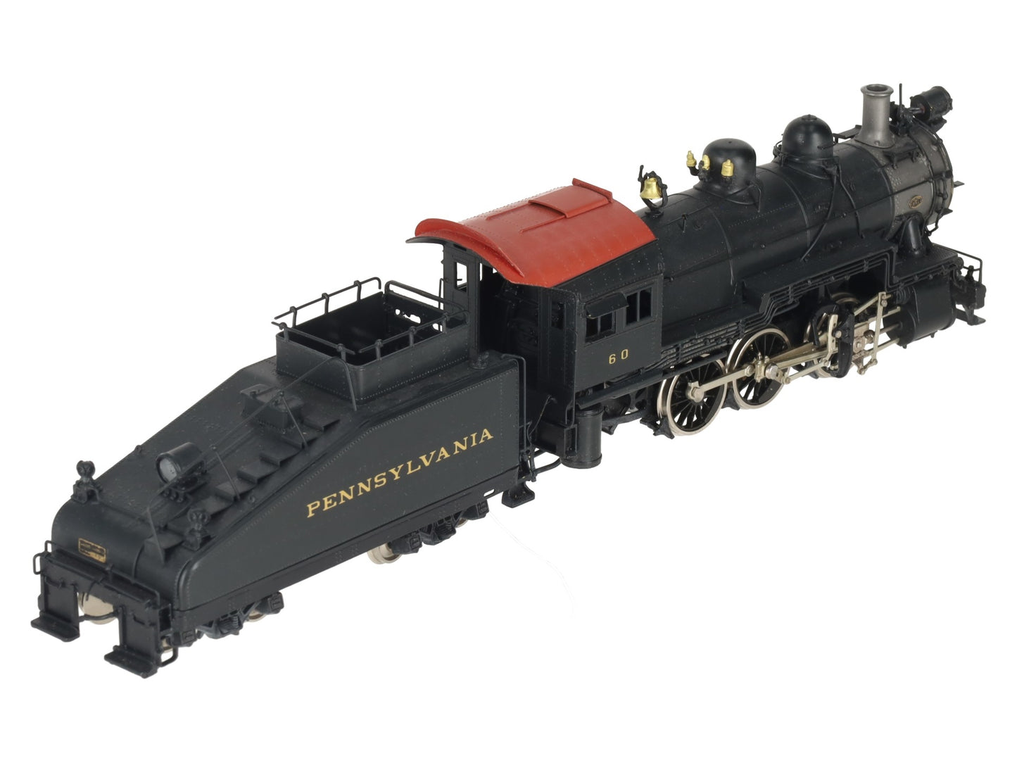 Key Imports BRASS HO Pennsylvania Railroad B.6.SA Steam Locomotive #60 EX/Box