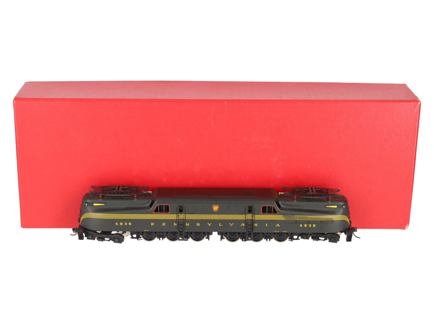 Key Imports BRASS HO Scale Pennsylvania Railroad GG-1 Electric Locomotive #4935 EX/Box