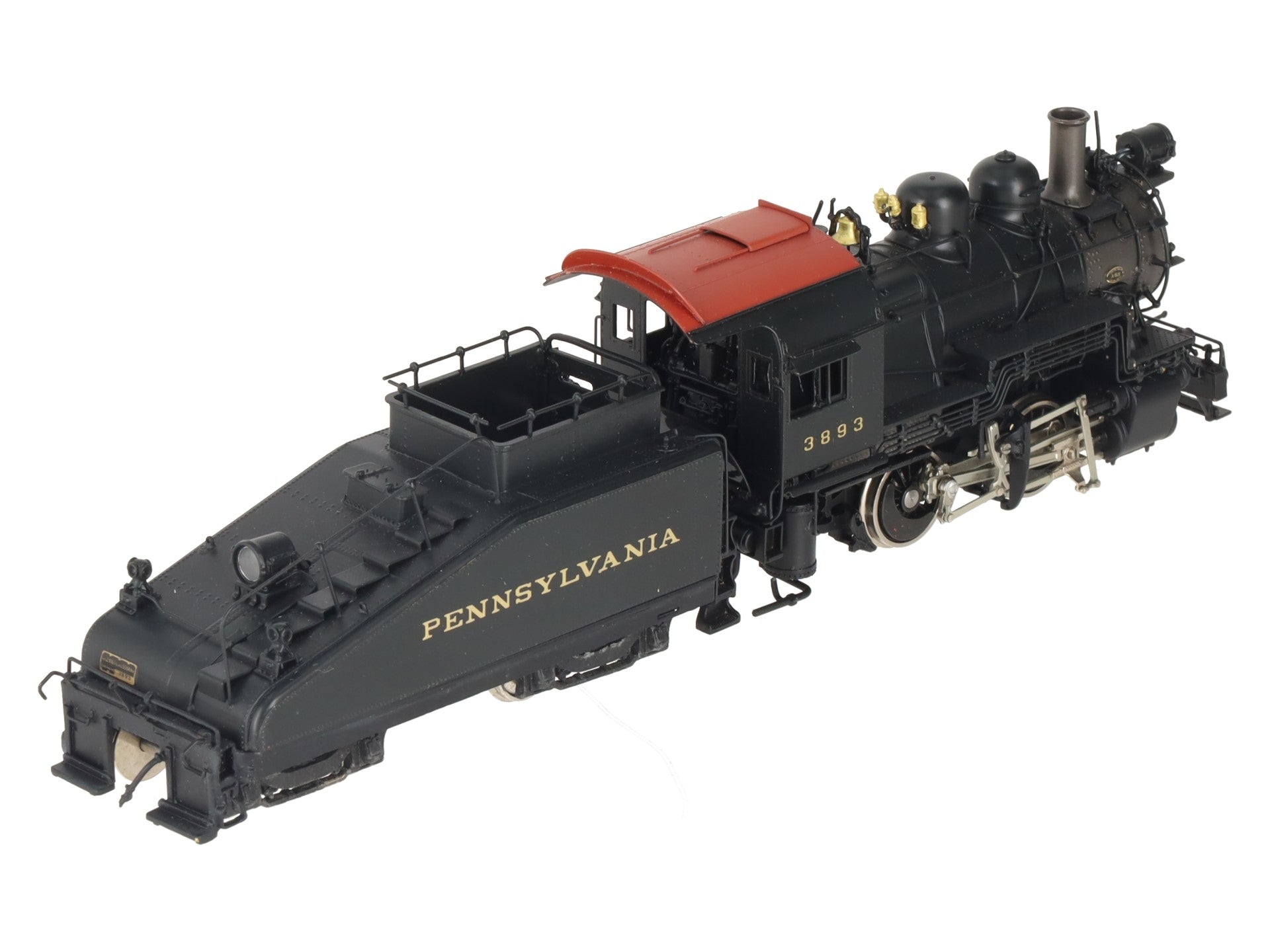 Key Imports BRASS HO Pennsylvania A5s 0-4-0 BRASS Steam Locomotive #3893 LN/Box