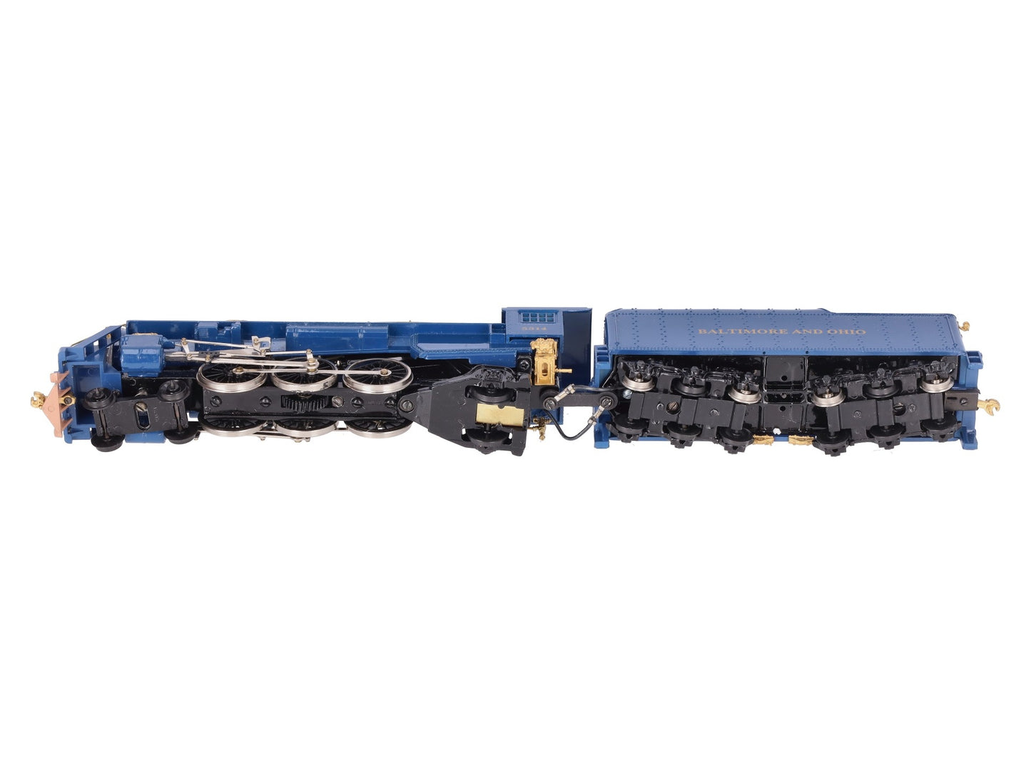 Mantua 35-0058 HO Baltimore & Ohio Royal Blue Locomotive #5314 w/Display Case EX/Box