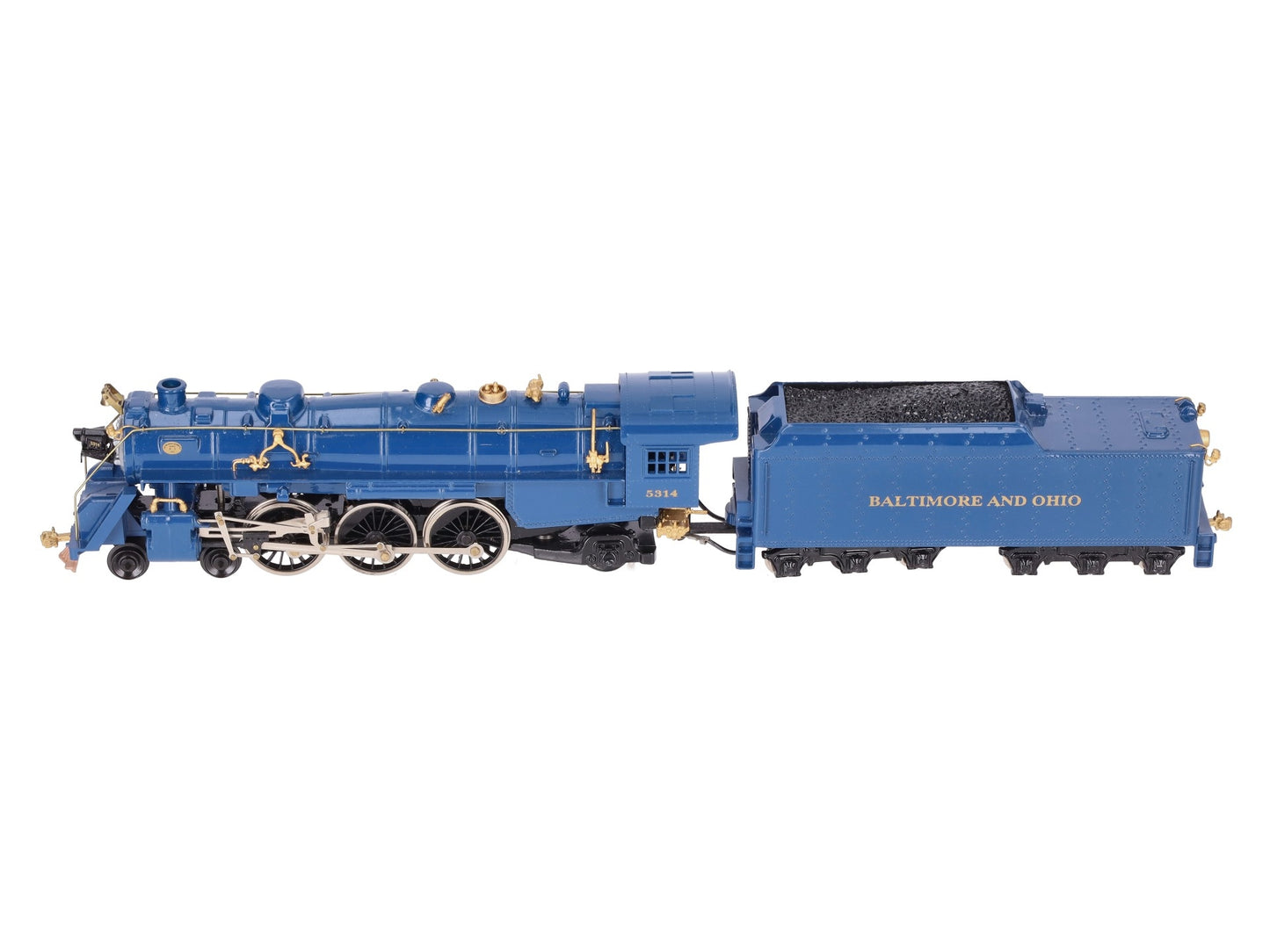 Mantua 35-0058 HO Baltimore & Ohio Royal Blue Locomotive #5314 w/Display Case EX/Box