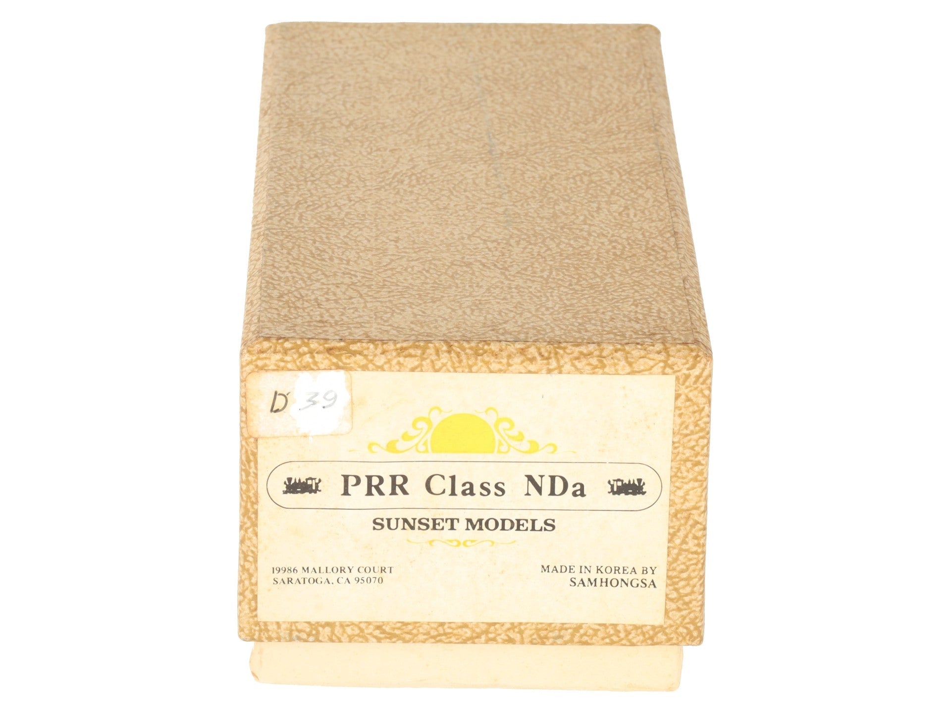 Sunset Models HO Scale BRASS PRR Class Nda Caboose EX/Box