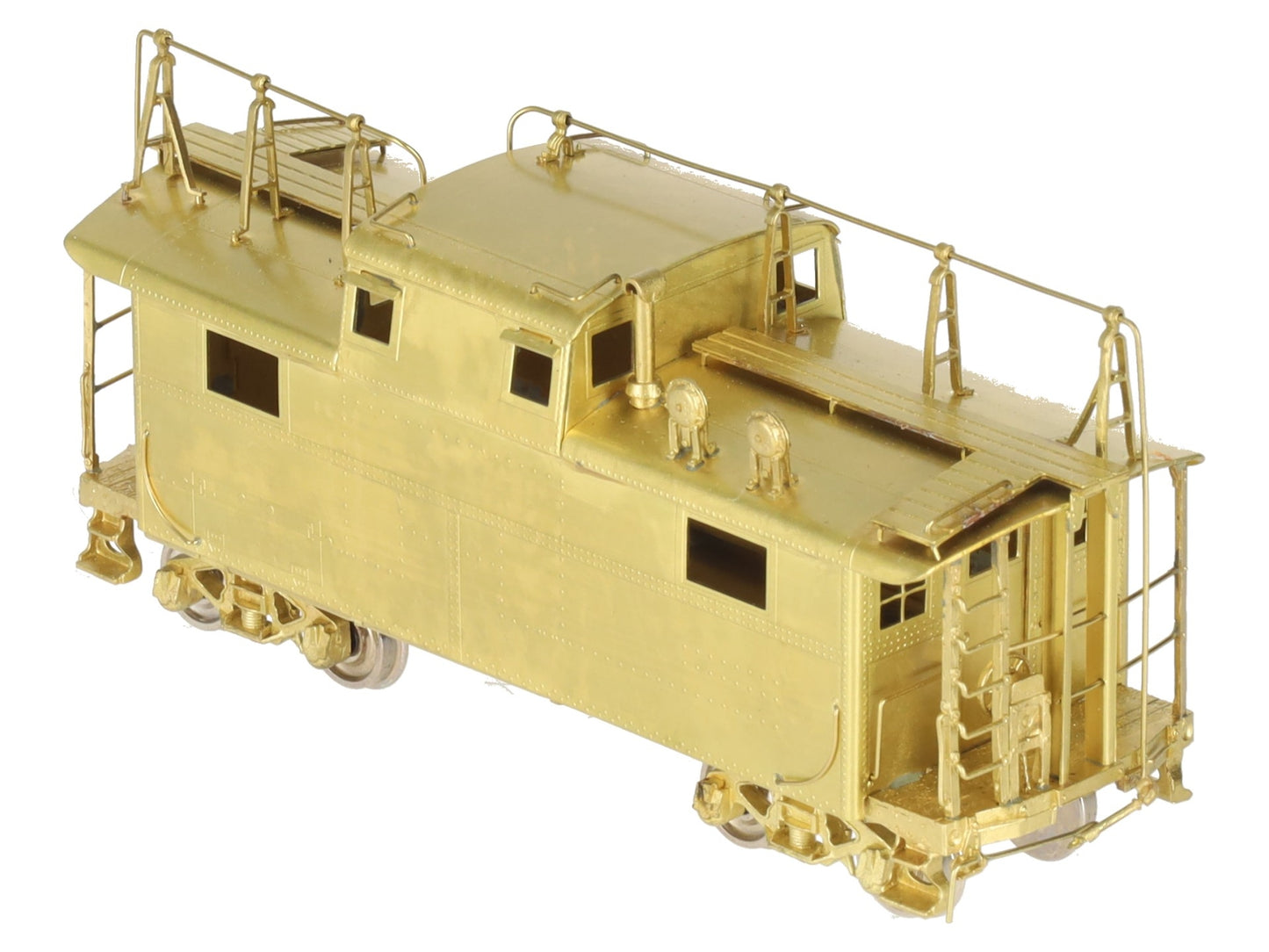Sunset Models N5A HO Brass Pennsylvania Railroad Steel Cabin Car (w/ Antenna) EX/Box