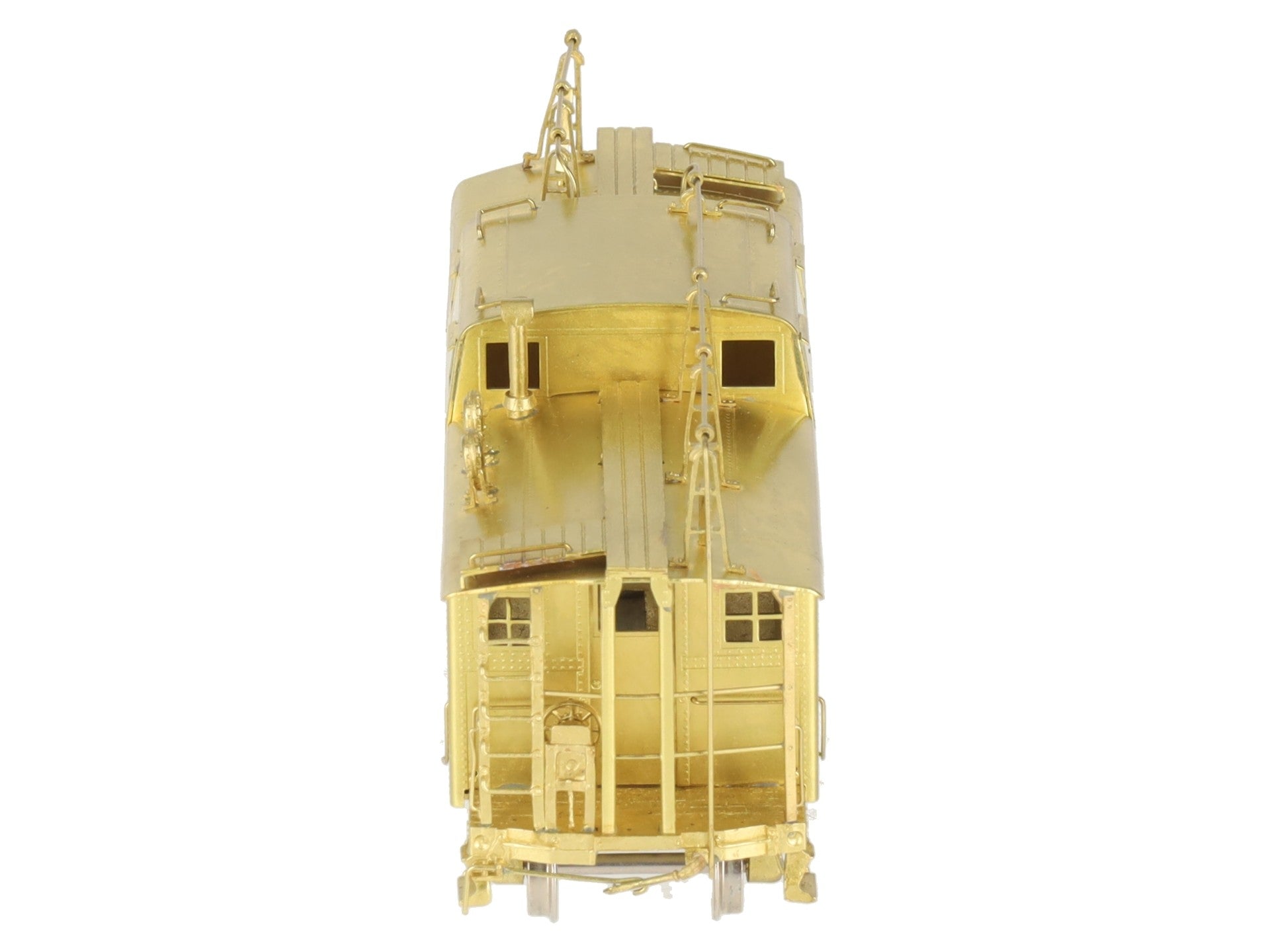 Sunset Models N5A HO Brass Pennsylvania Railroad Steel Cabin Car (w/ Antenna) EX/Box