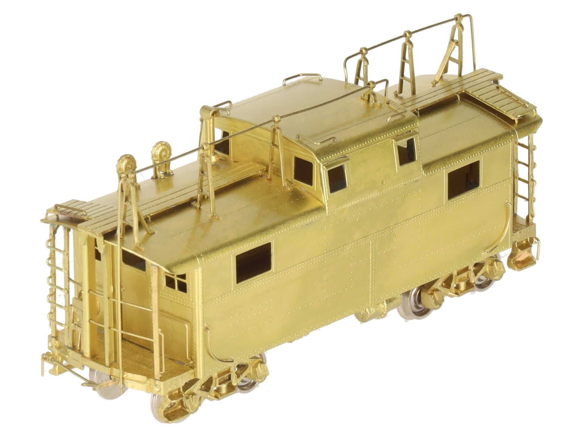 Sunset Models N5A HO Brass Pennsylvania Railroad Steel Cabin Car (w/ Antenna) EX/Box