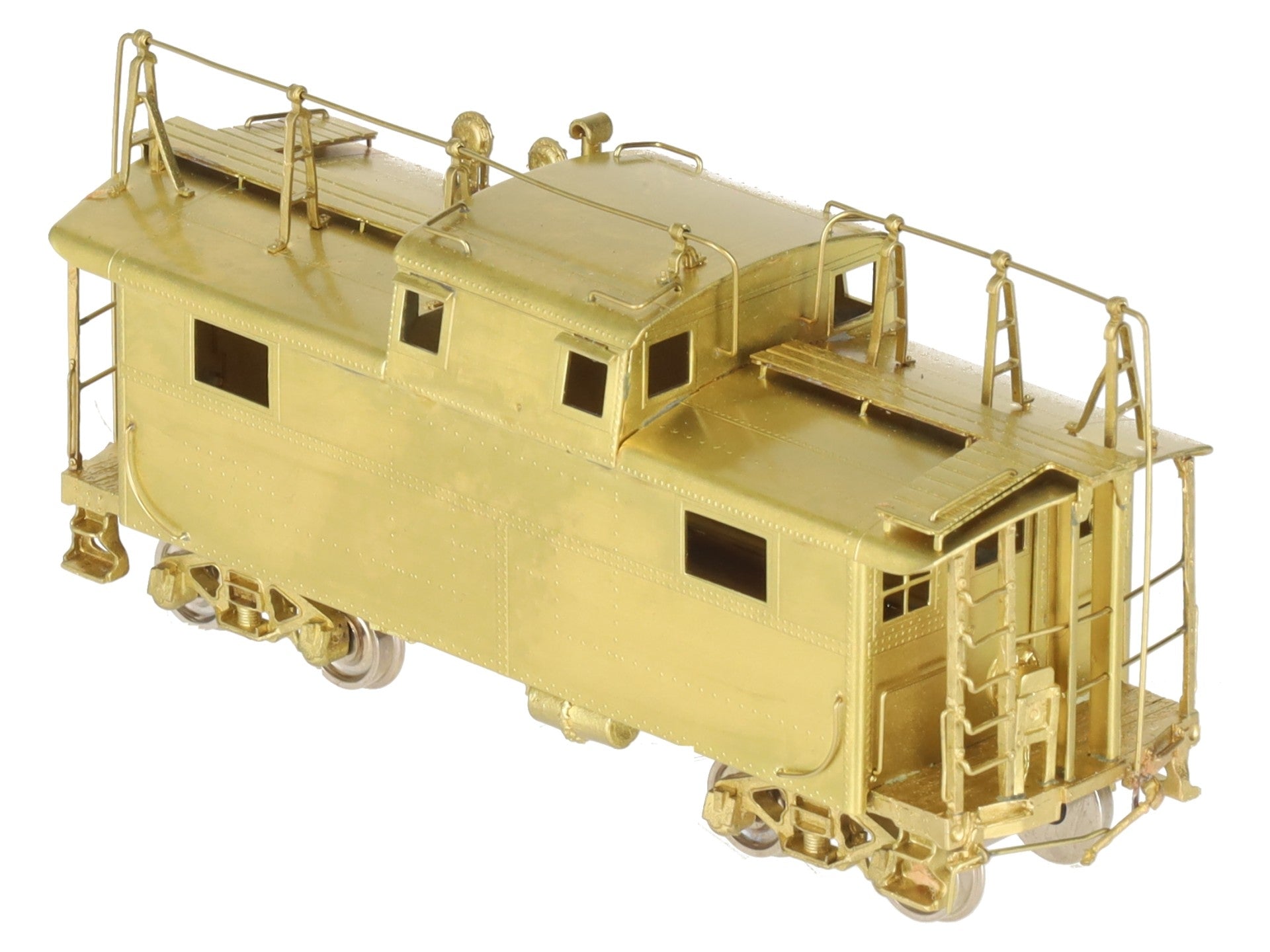 Sunset Models N5A HO Brass Pennsylvania Railroad Steel Cabin Car (w/ Antenna) EX/Box