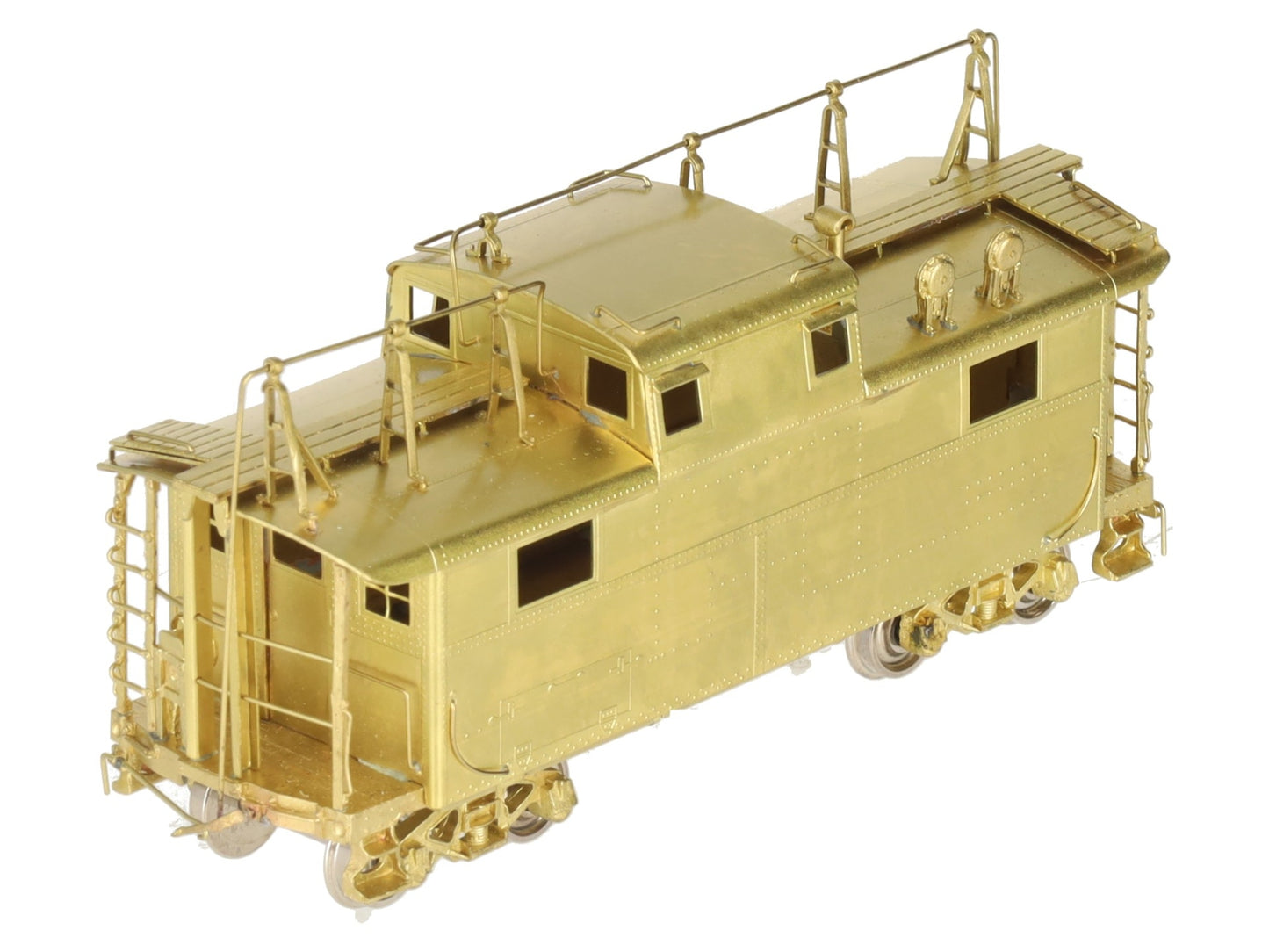 Sunset Models N5A HO Brass Pennsylvania Railroad Steel Cabin Car (w/ Antenna) EX/Box