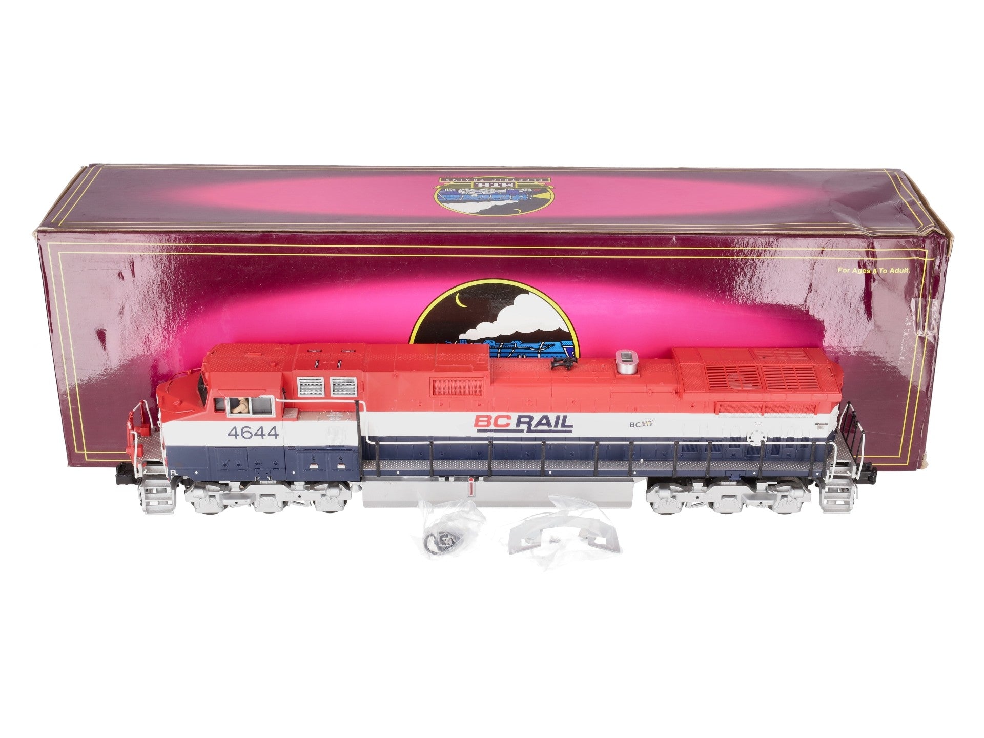 MTH 20-2429-1 BC Rail Dash-9 Diesel Engine w/PS2 #4644 EX/Box