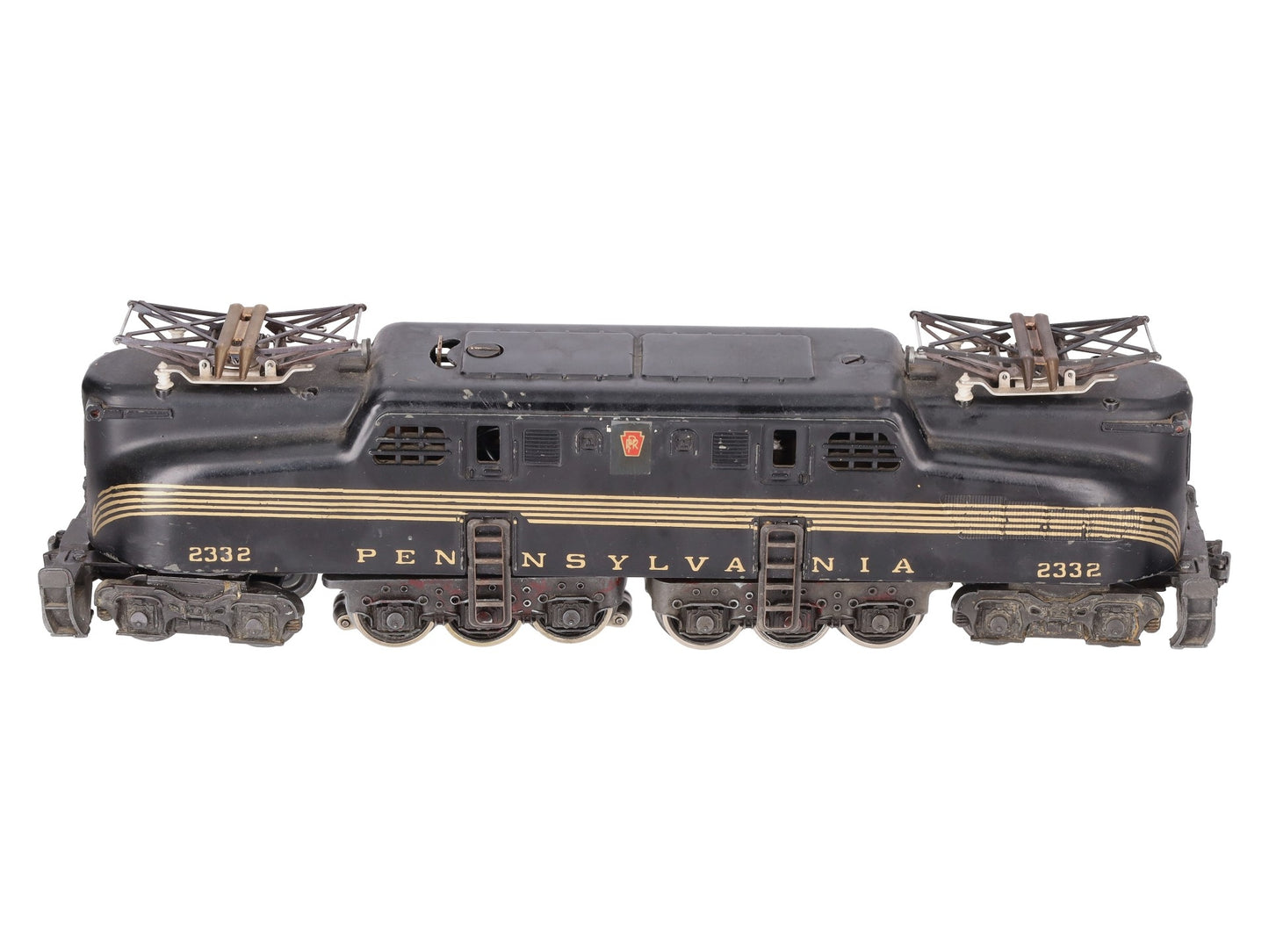 Lionel 2332 Vintage O Pennsylvania Powered GG-1 Electric Locomotive - Early Bla VG