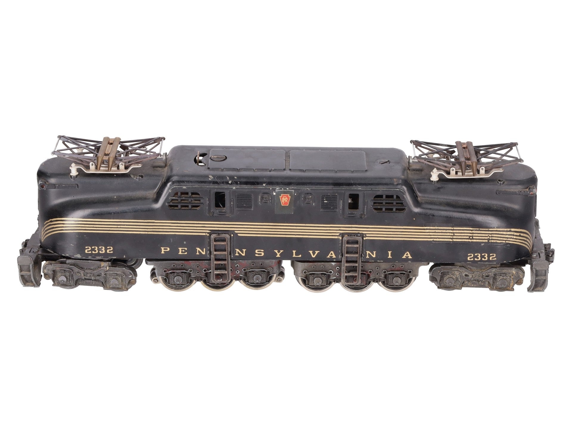 Lionel 2332 Vintage O Pennsylvania Powered GG-1 Electric Locomotive - Early Bla VG