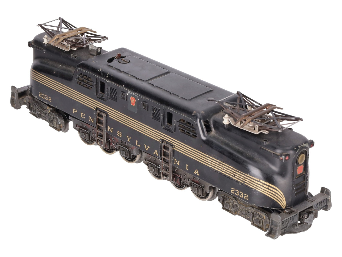 Lionel 2332 Vintage O Pennsylvania Powered GG-1 Electric Locomotive - Early Bla VG