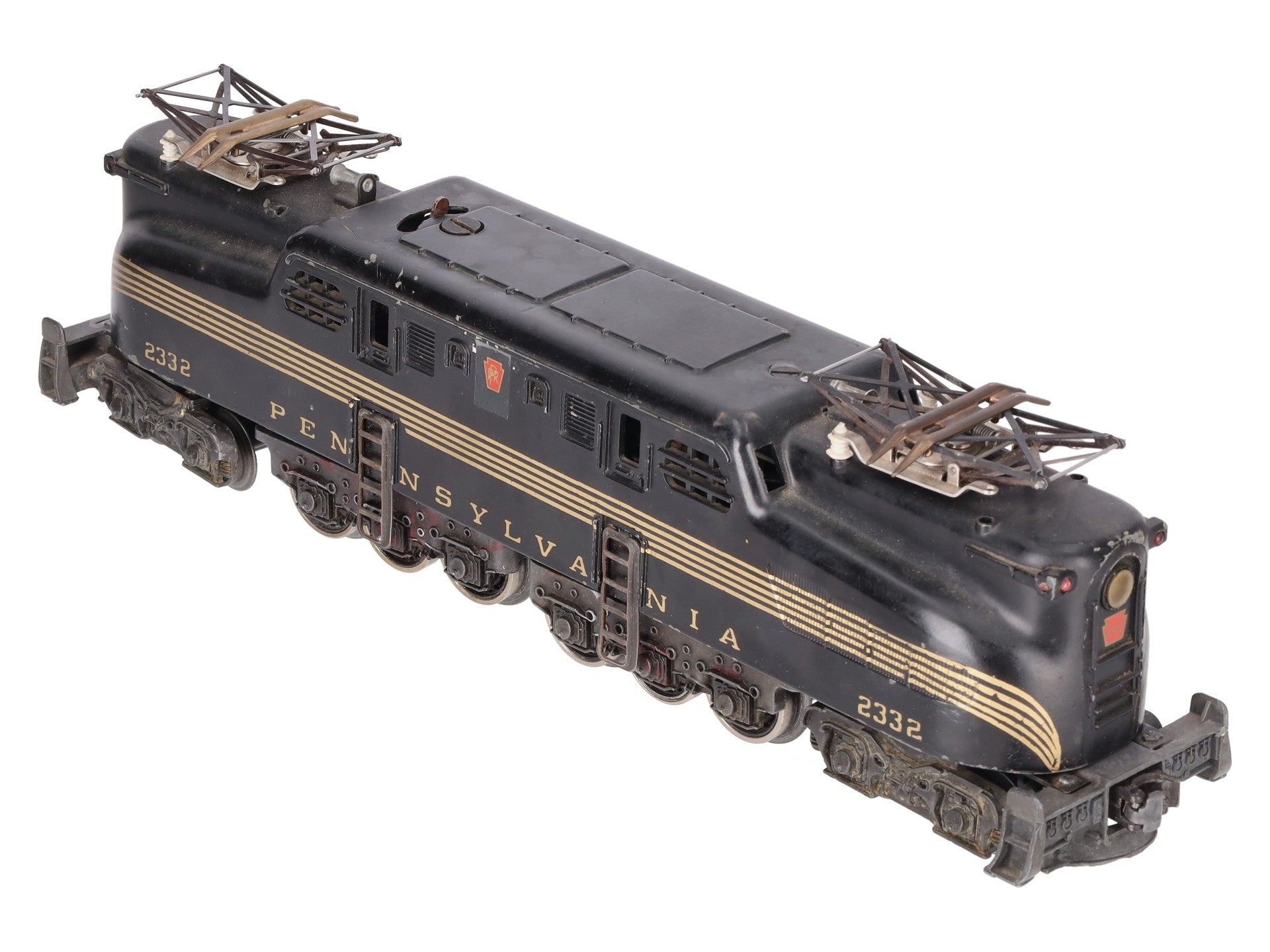 Lionel 2332 Vintage O Pennsylvania Powered GG-1 Electric Locomotive - Early Bla VG