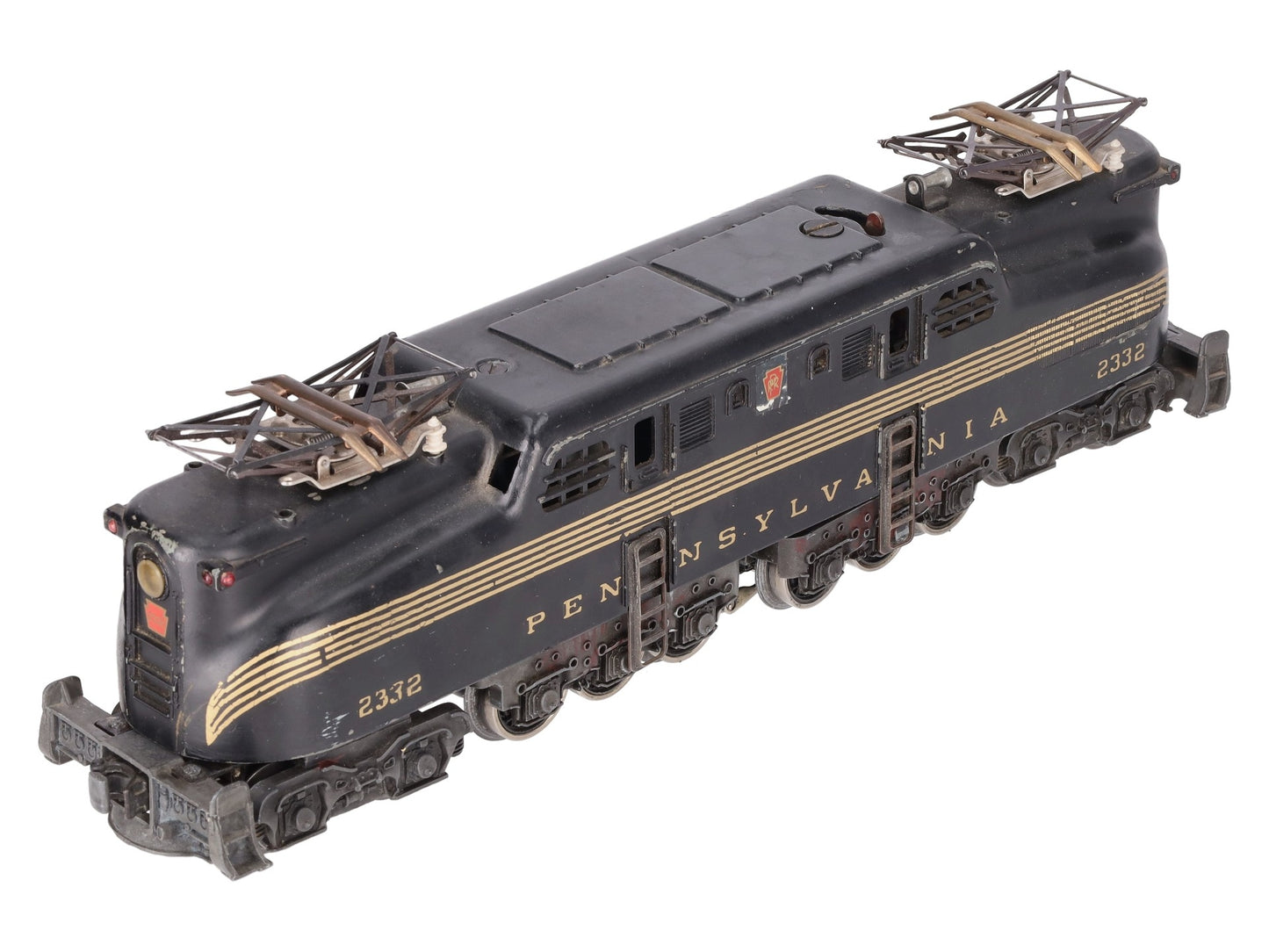 Lionel 2332 Vintage O Pennsylvania Powered GG-1 Electric Locomotive - Early Bla VG