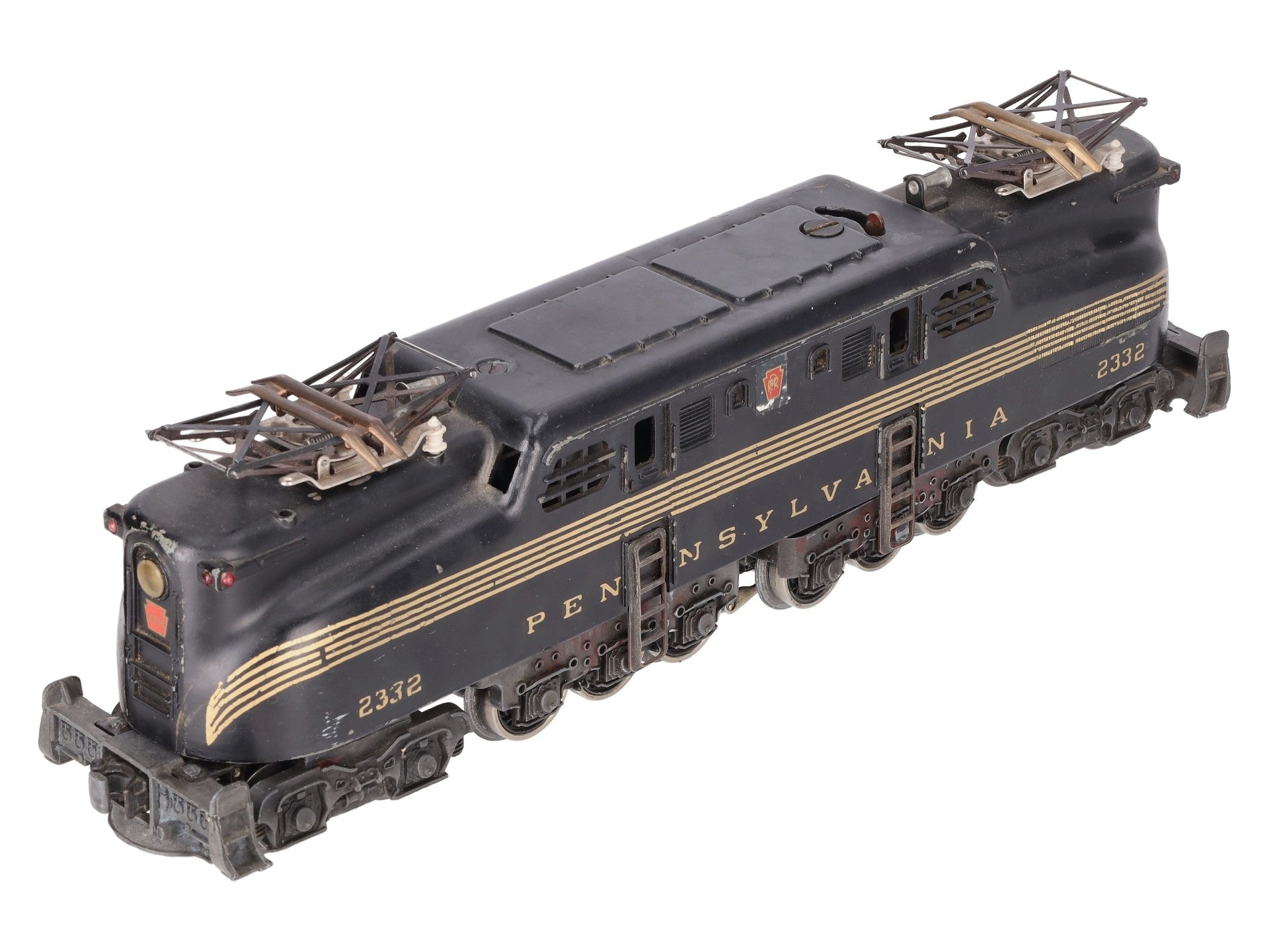 Lionel 2332 Vintage O Pennsylvania Powered GG-1 Electric Locomotive - Early Bla VG