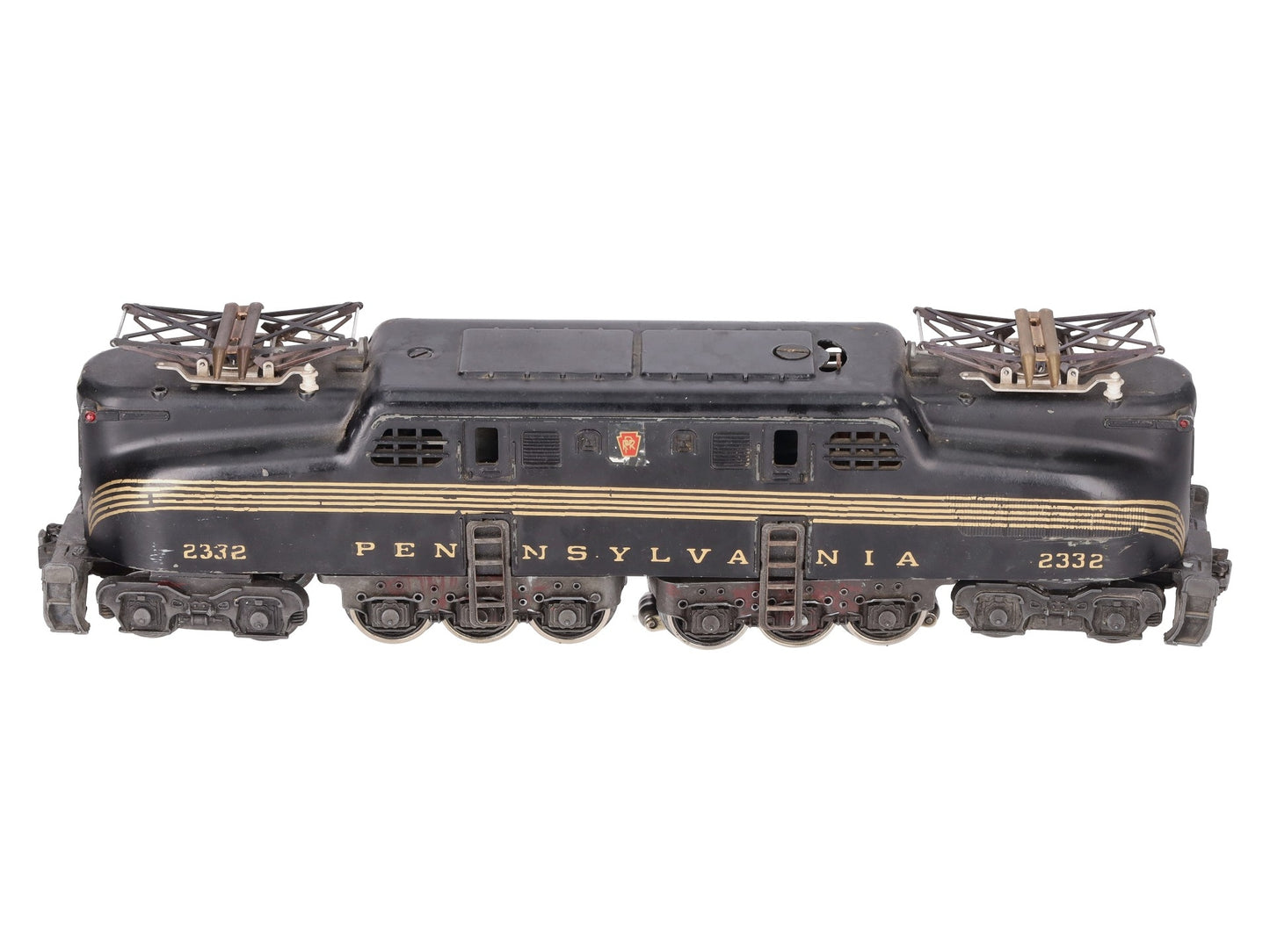 Lionel 2332 Vintage O Pennsylvania Powered GG-1 Electric Locomotive - Early Bla VG