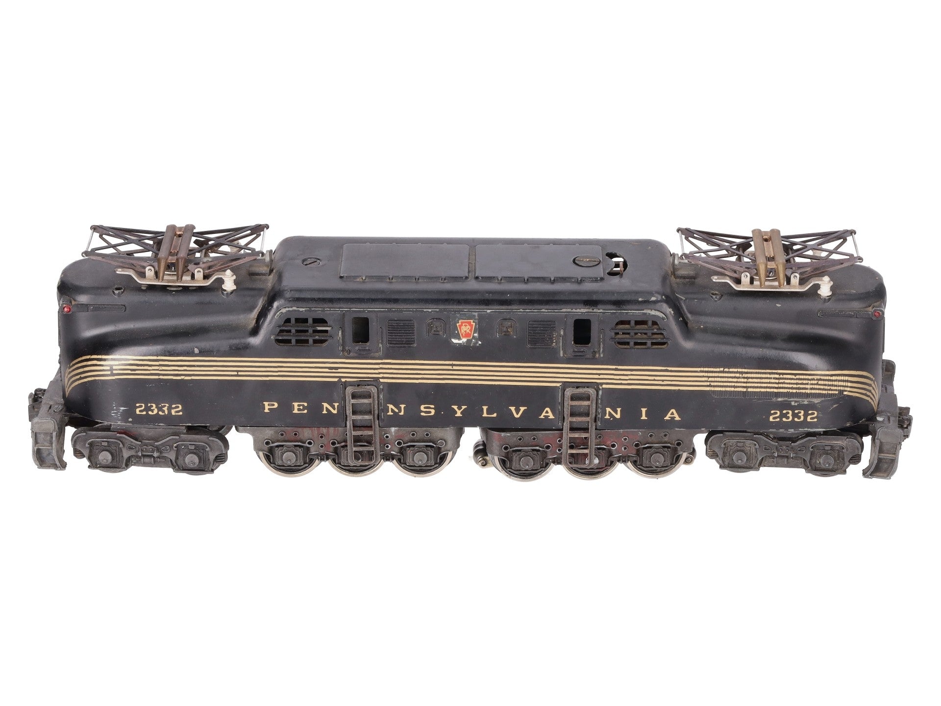 Lionel 2332 Vintage O Pennsylvania Powered GG-1 Electric Locomotive - Early Bla VG