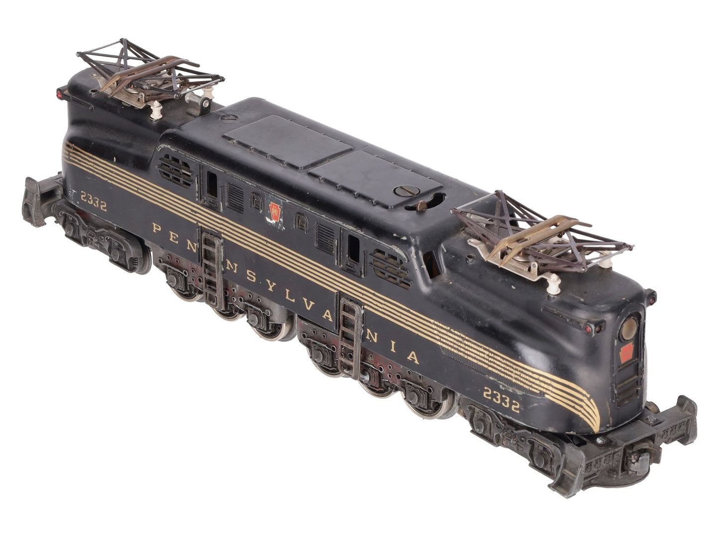 Lionel 2332 Vintage O Pennsylvania Powered GG-1 Electric Locomotive - Early Bla VG
