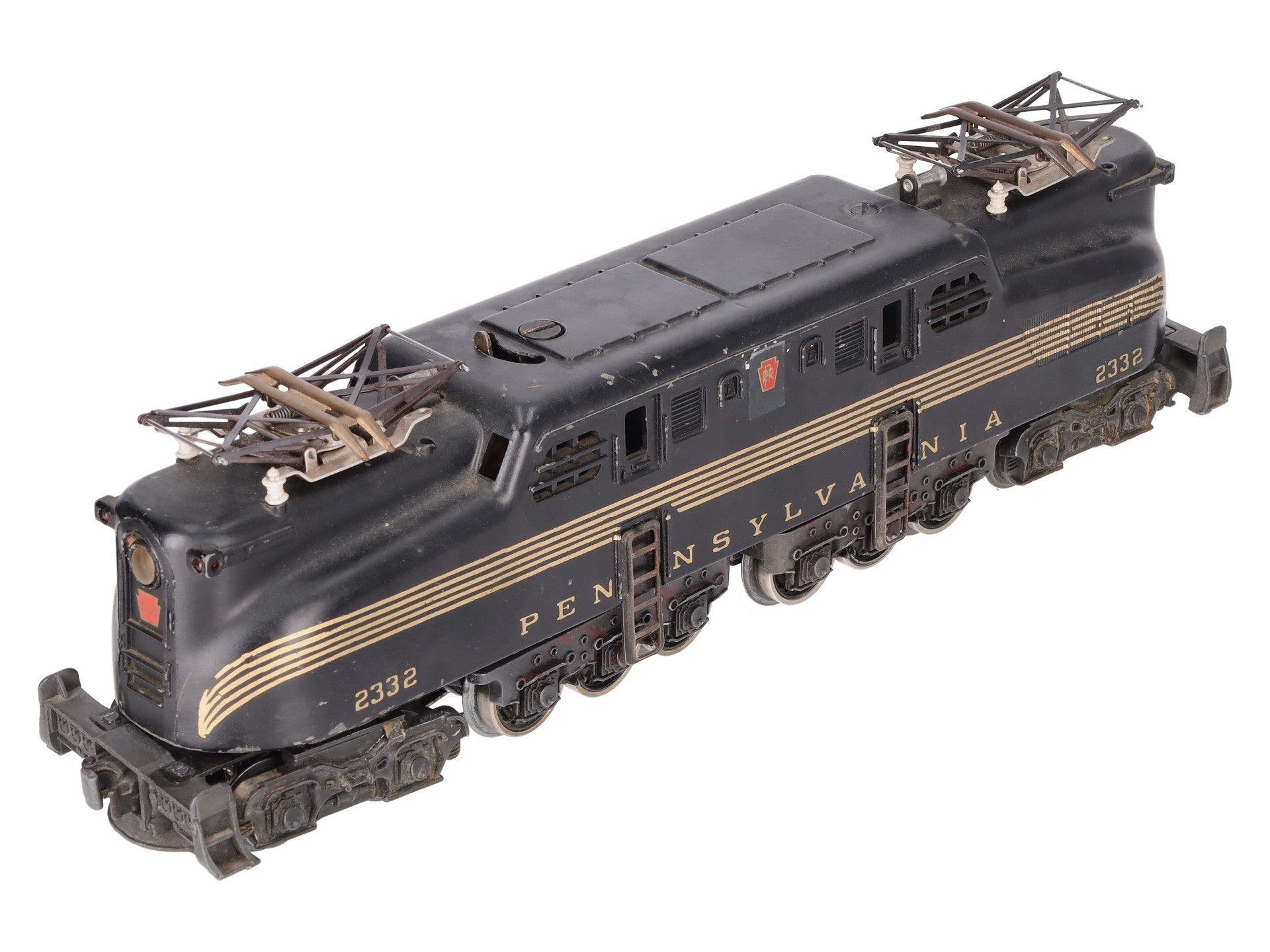 Lionel 2332 Vintage O Pennsylvania Powered GG-1 Electric Locomotive - Early Bla VG