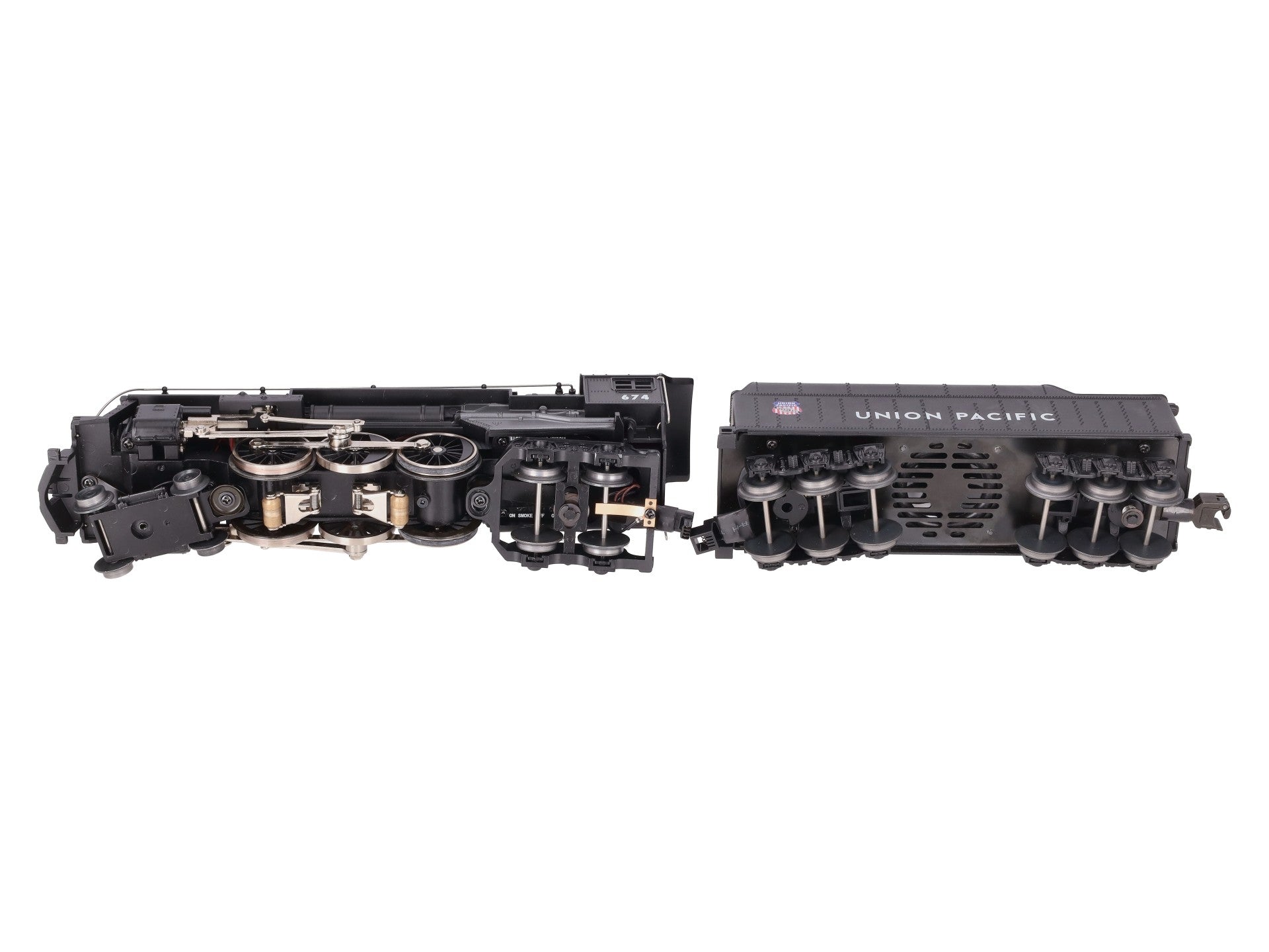 Lionel 6-81303 O Union Pacific LionChief Plus 4-6-4 Hudson Steam Locomotive #674 EX/Box