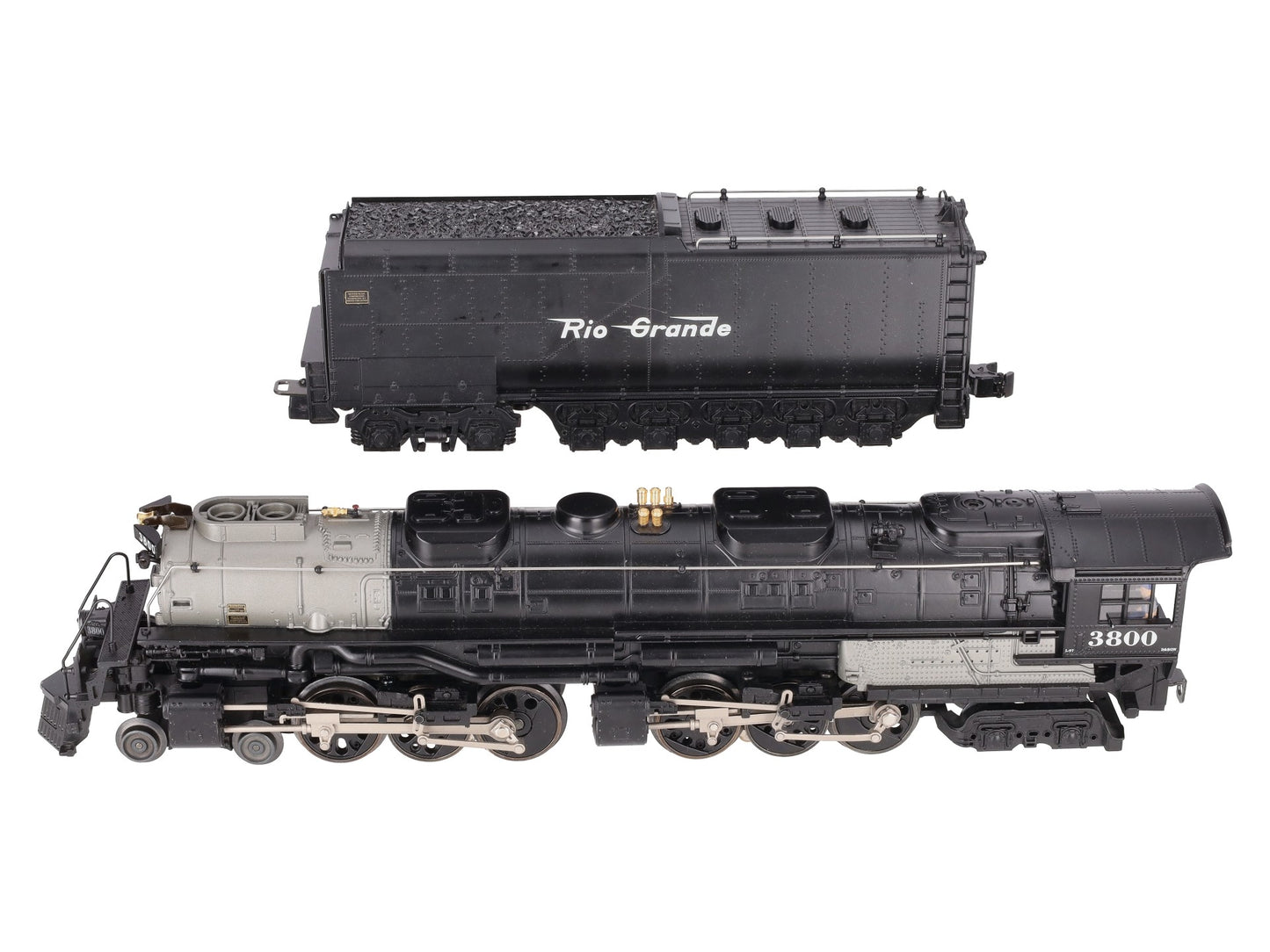 Lionel 6-38014 O Gauge D&RG 4-6-6-4 Steam Locomotive & Tender #3800 with TMCC VG