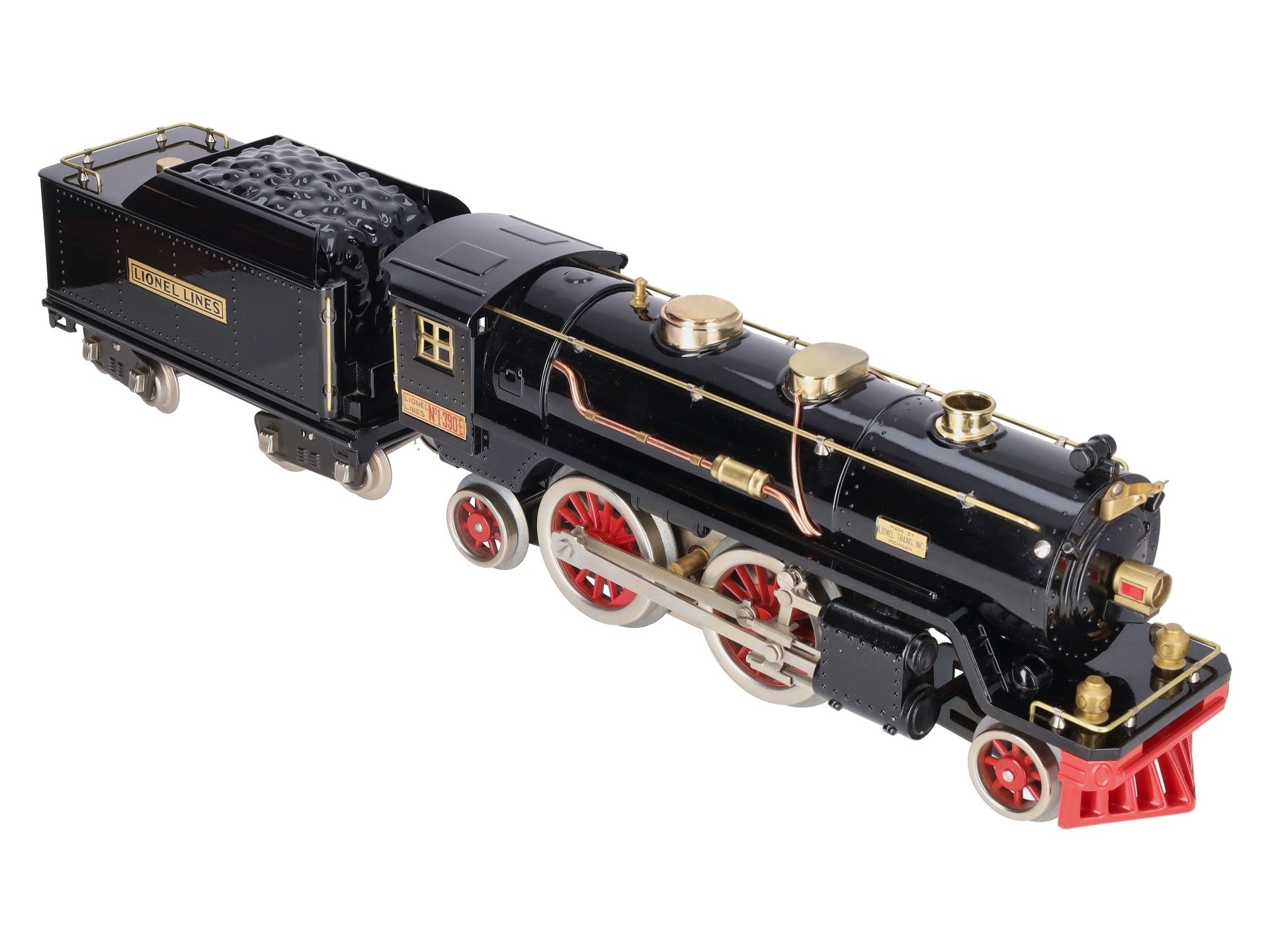 Lionel 6-13100 O Standard Gauge 390E Black Steam Locomotive and Tender EX/Box