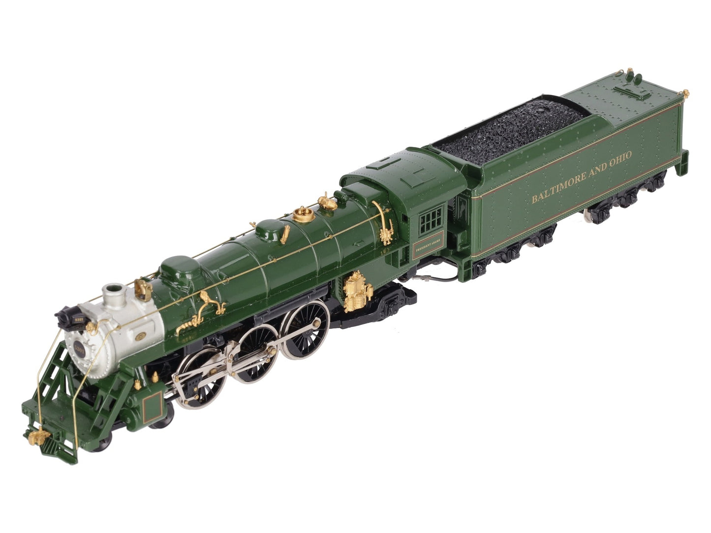 Mantua 5301 B & O "President Adams" Steam Locomotive & Tender w/Case #5301 EX/Box