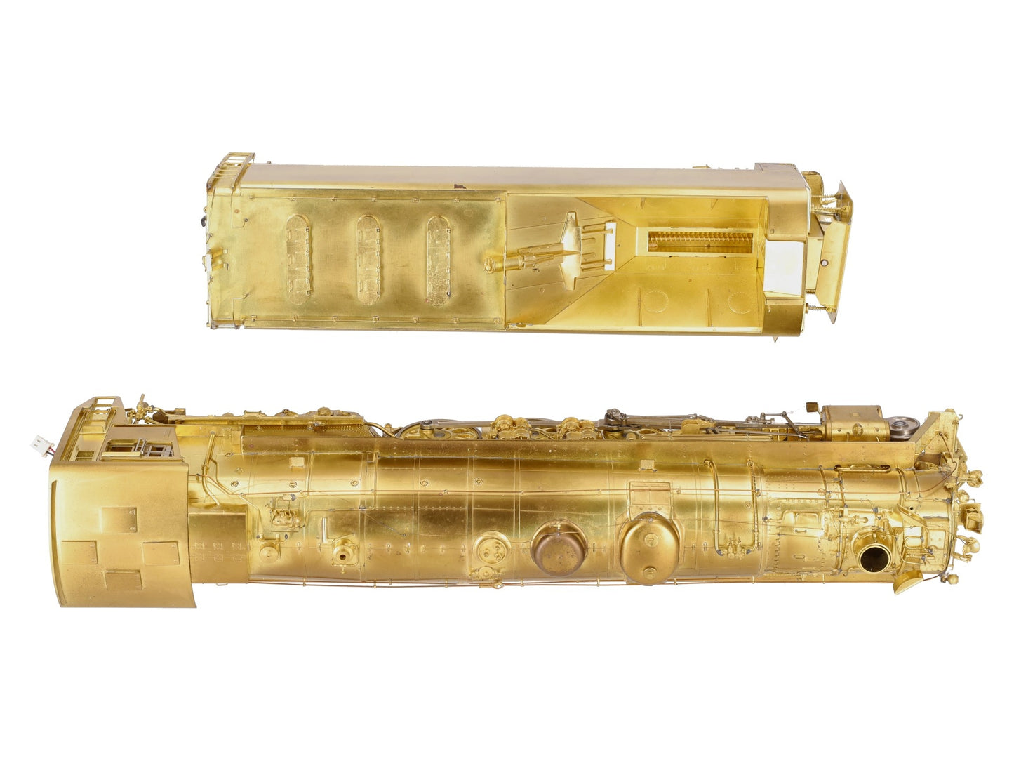 Overland 0152 O 2-Rail BRASS NP A-5 4-8-4 Steam Loco & Tender - Unpainted EX/Box
