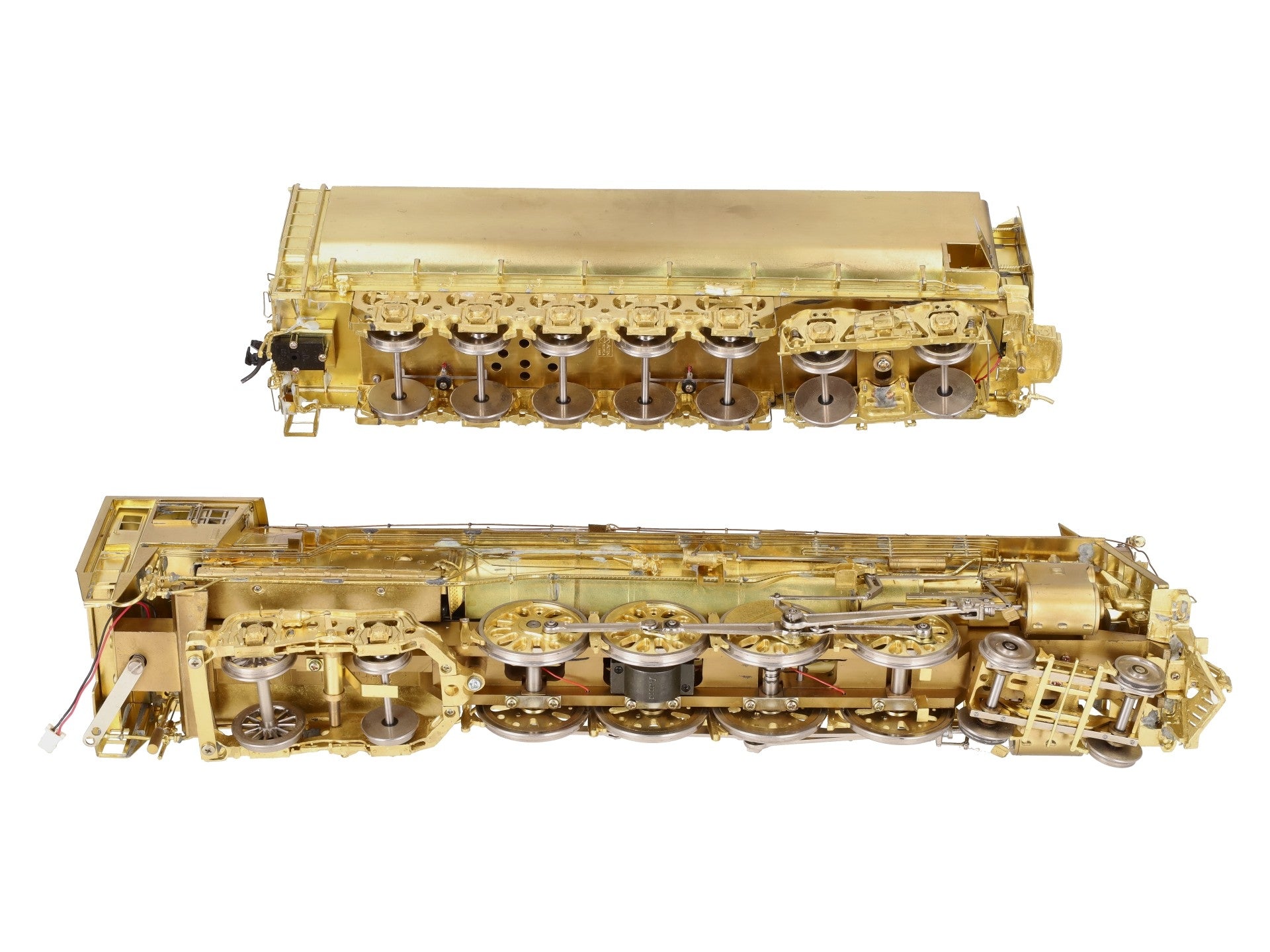 Overland 0152 O 2-Rail BRASS NP A-5 4-8-4 Steam Loco & Tender - Unpainted EX/Box