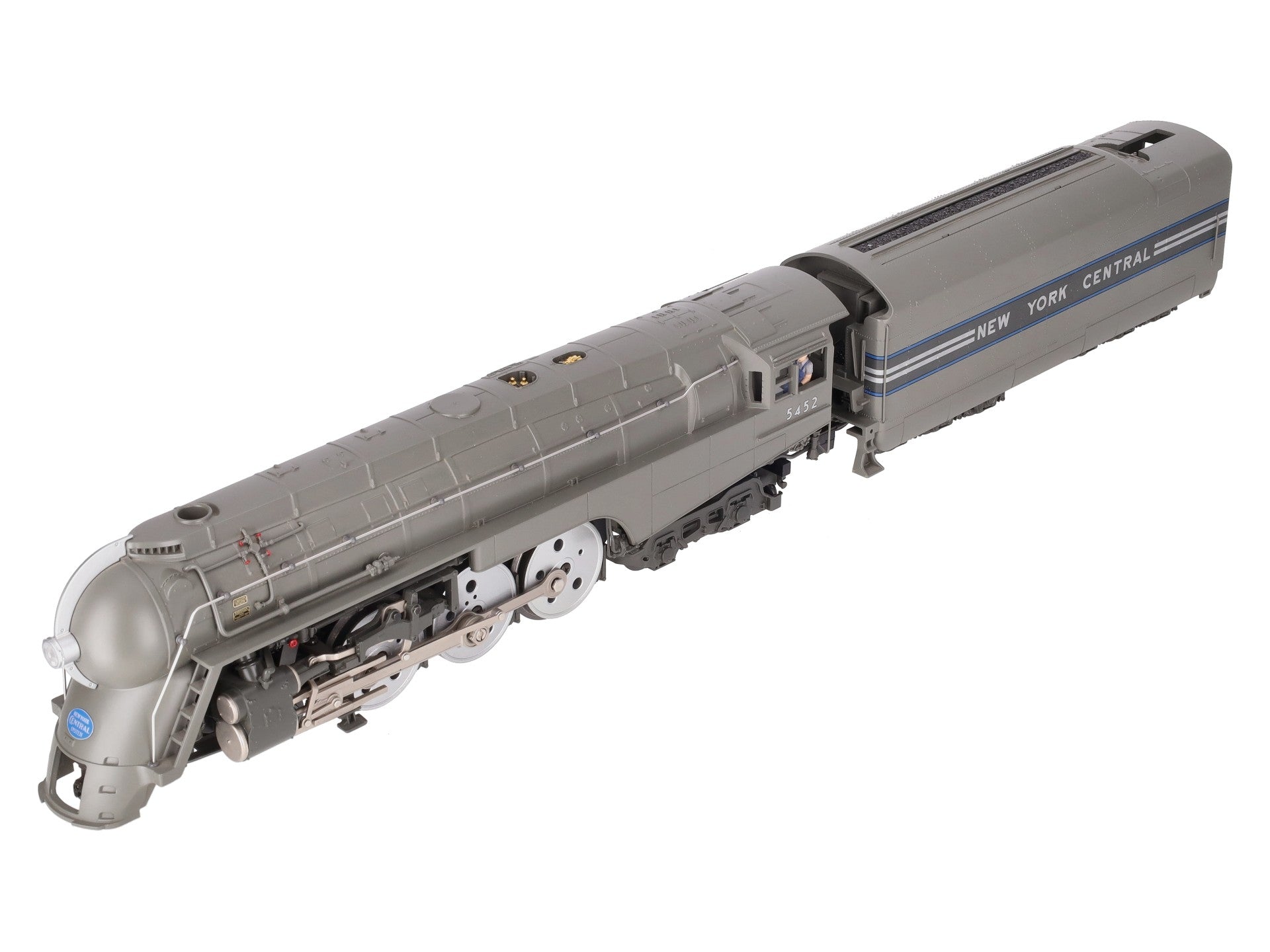 Lionel 6-28084 O NYC Dreyfus Hudson Steam Locomotive & Tender #5452 w/ TMCC EX/Box