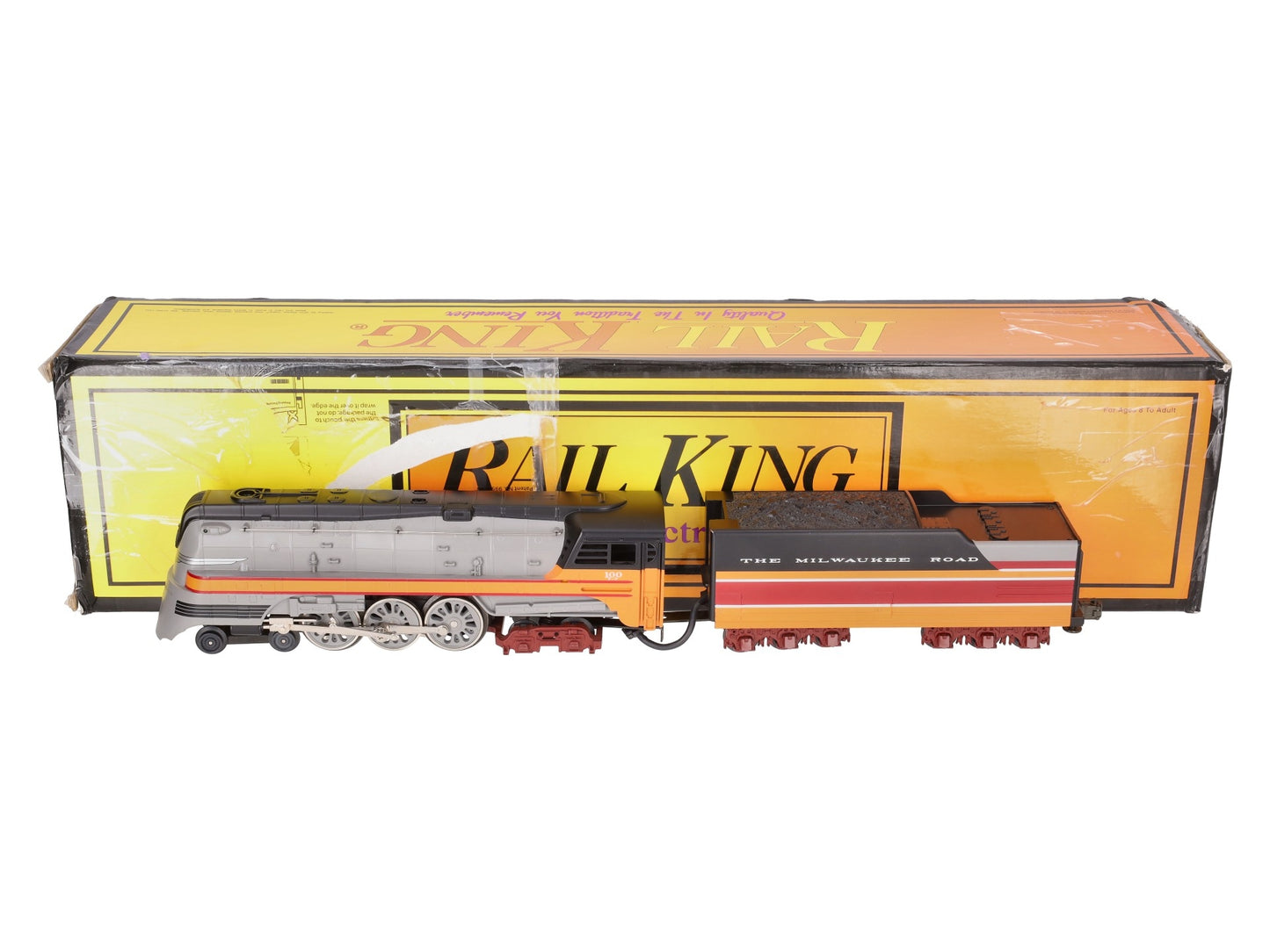 MTH 30-1127-0 O Gauge MILW Hiawatha Hudson Steam Engine EX/Box