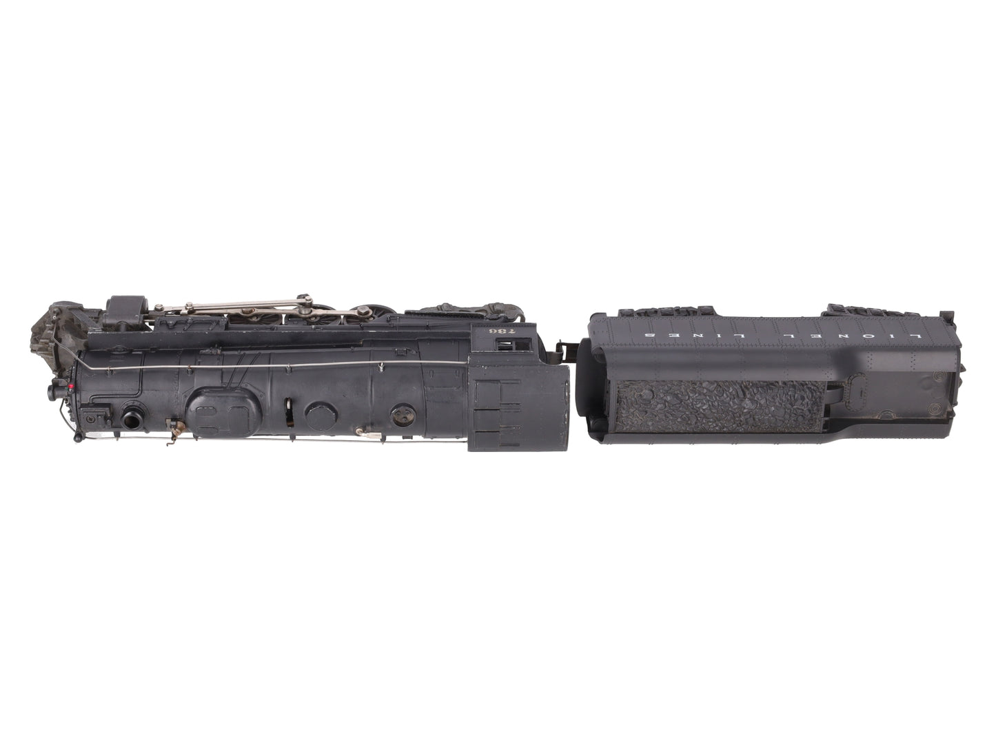 Lionel 736 Vintage O 2-8-4 Berkshire Steam Locomotive with 2671W Tender VG