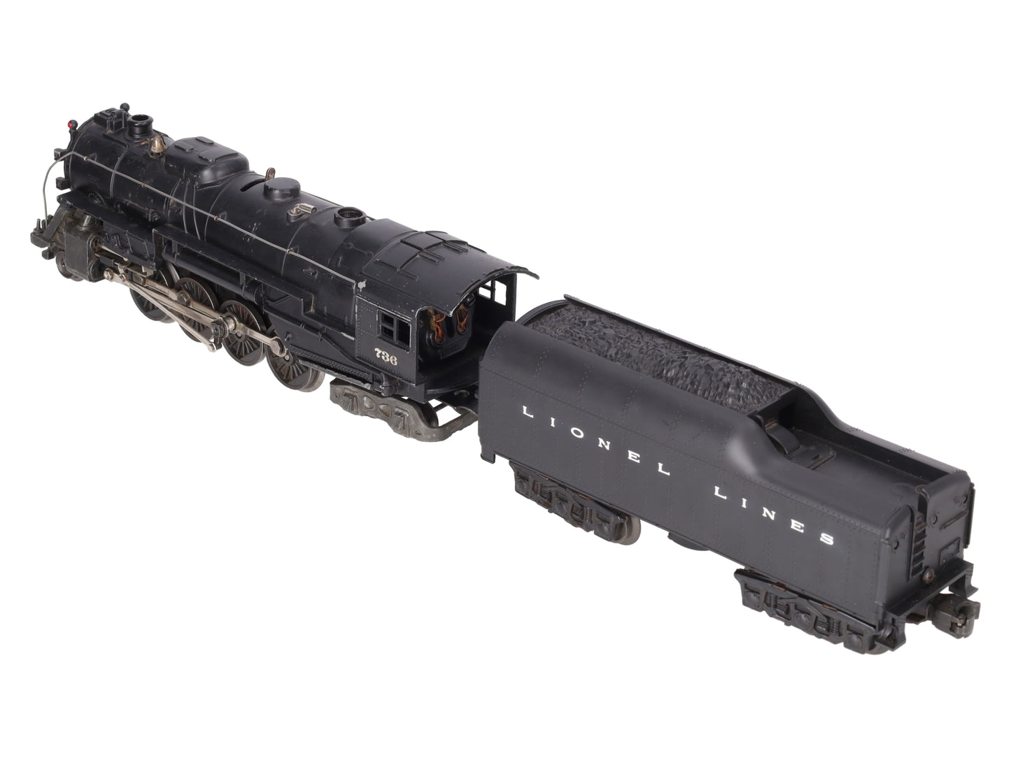 Lionel 736 Vintage O 2-8-4 Berkshire Steam Locomotive with 2671W Tender VG