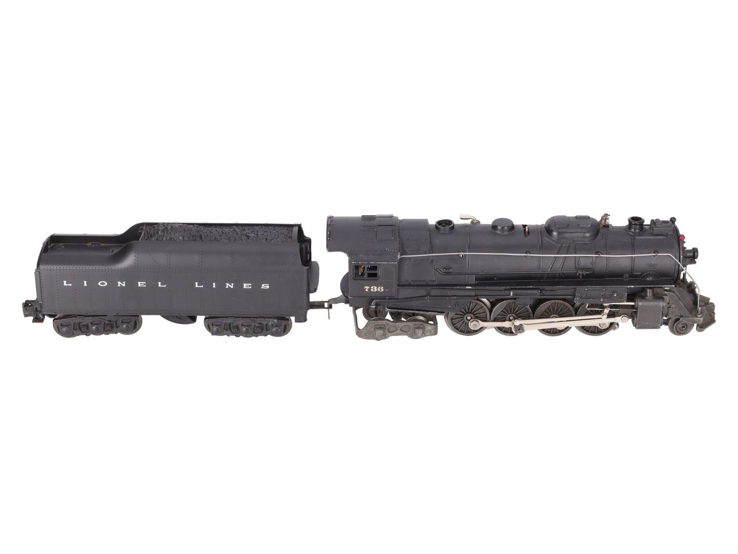 Lionel 736 Vintage O 2-8-4 Berkshire Steam Locomotive with 2671W Tender VG