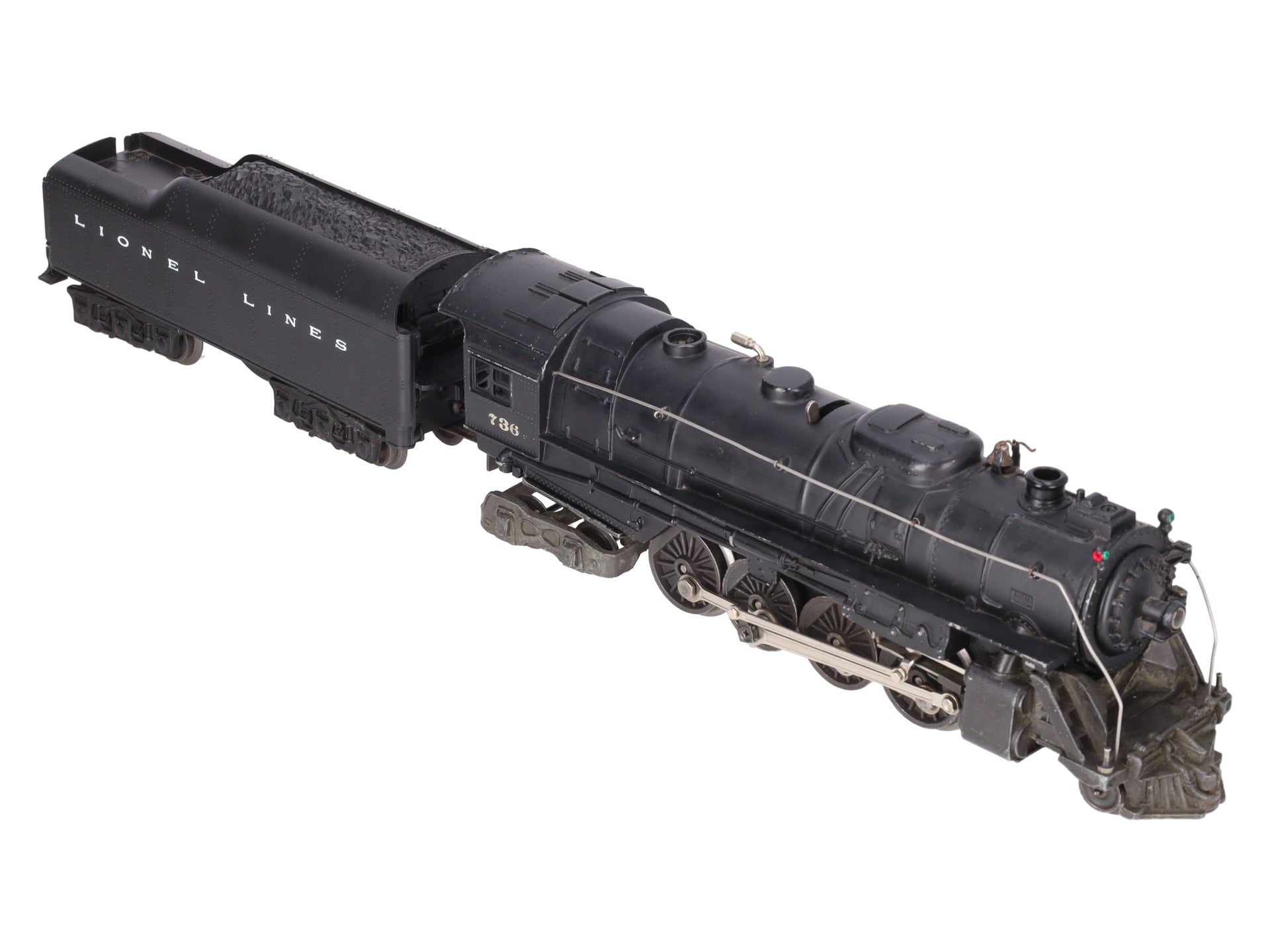 Lionel 736 Vintage O 2-8-4 Berkshire Steam Locomotive with 2671W Tender VG