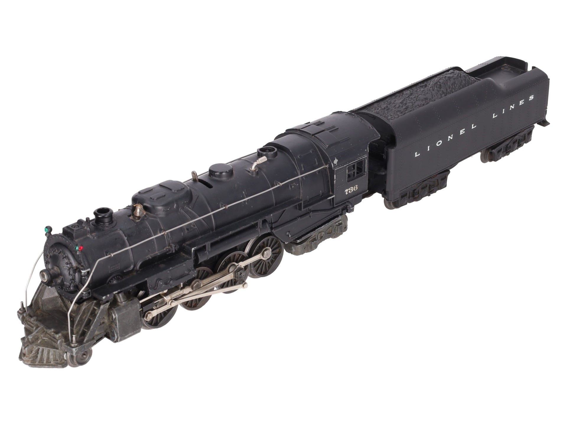 Lionel 736 Vintage O 2-8-4 Berkshire Steam Locomotive with 2671W Tender VG