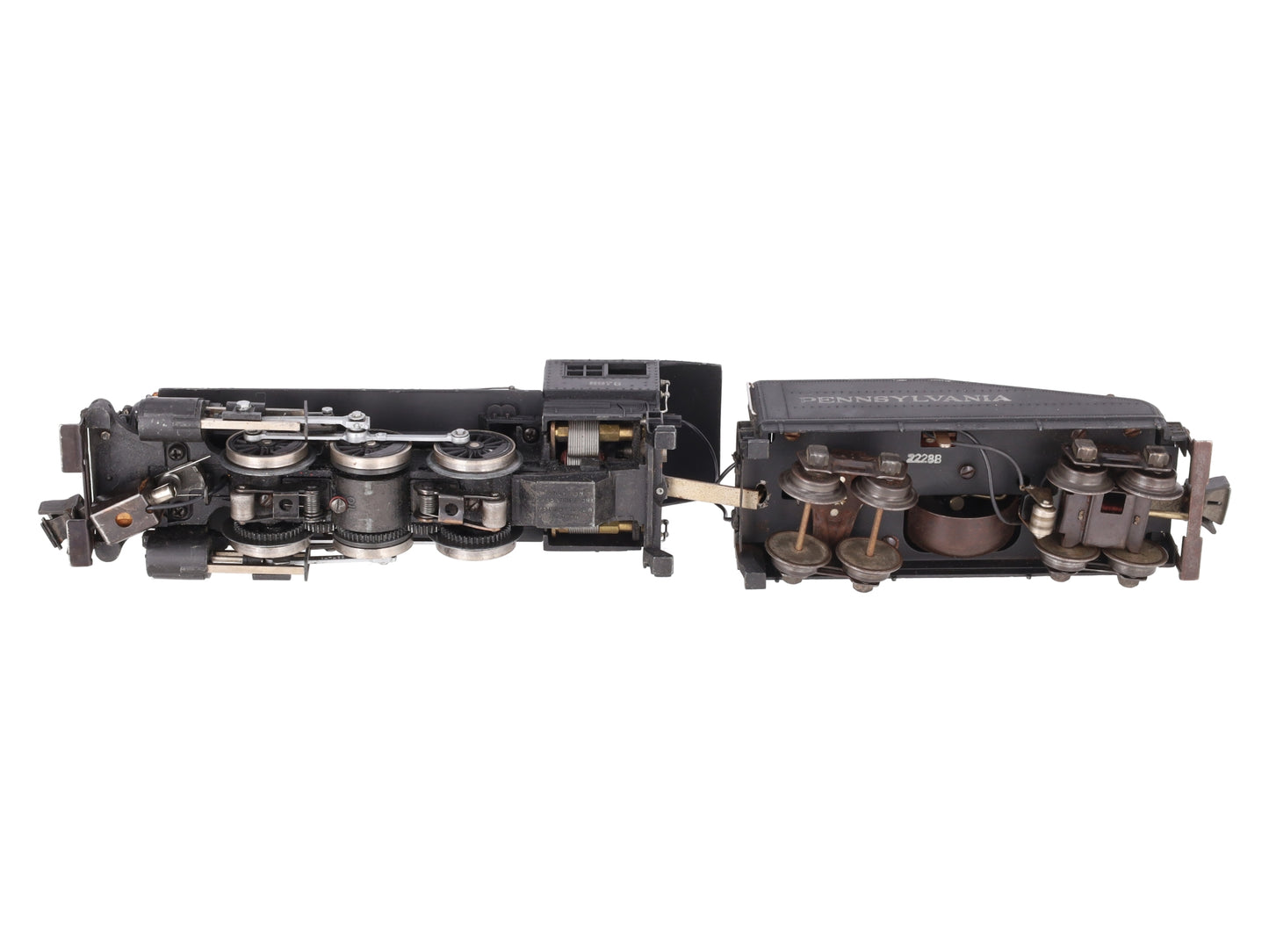 Lionel 228 Vintage O Prewar 0-6-0 Switcher with 2228B Slopeback Tender VG