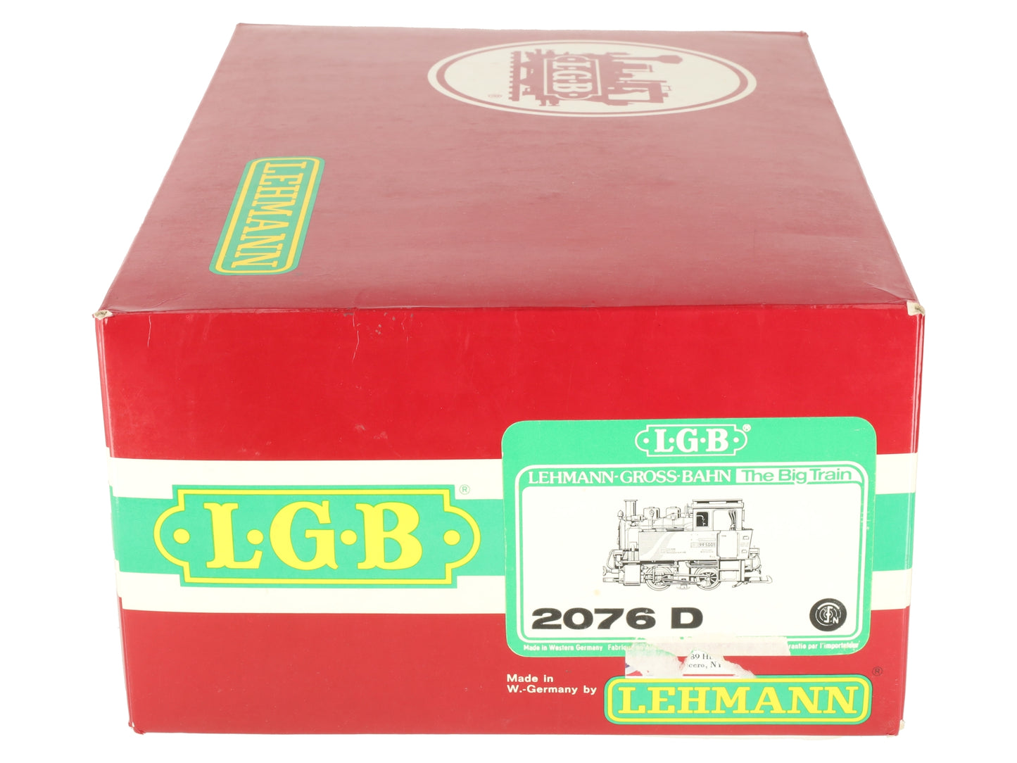 LGB 2076D G Scale Steam Locomotive #995001 EX/Box