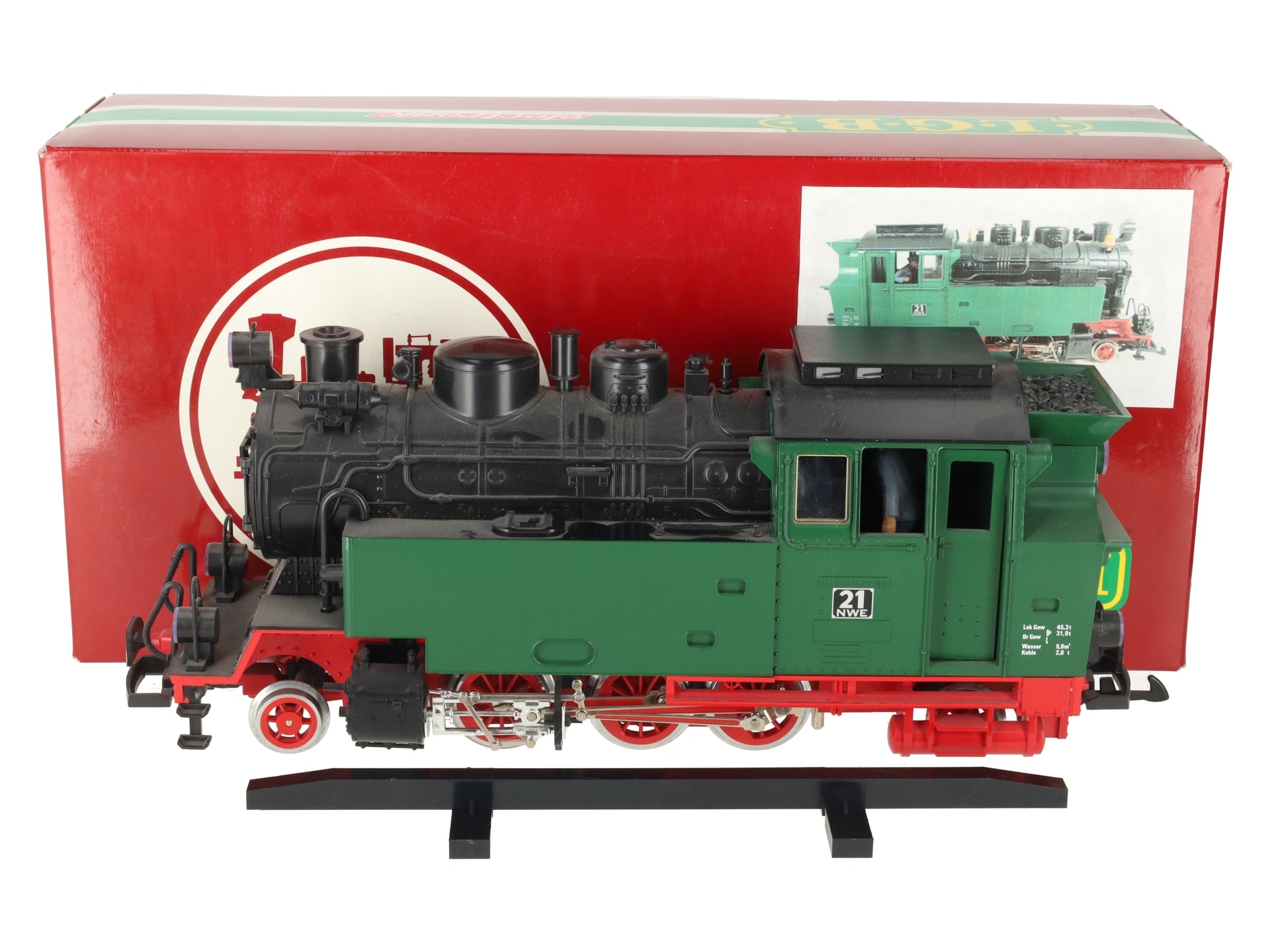 LGB 2180S 2-6-2 Harzquer Steam Locomotive w/ Sound EX/Box