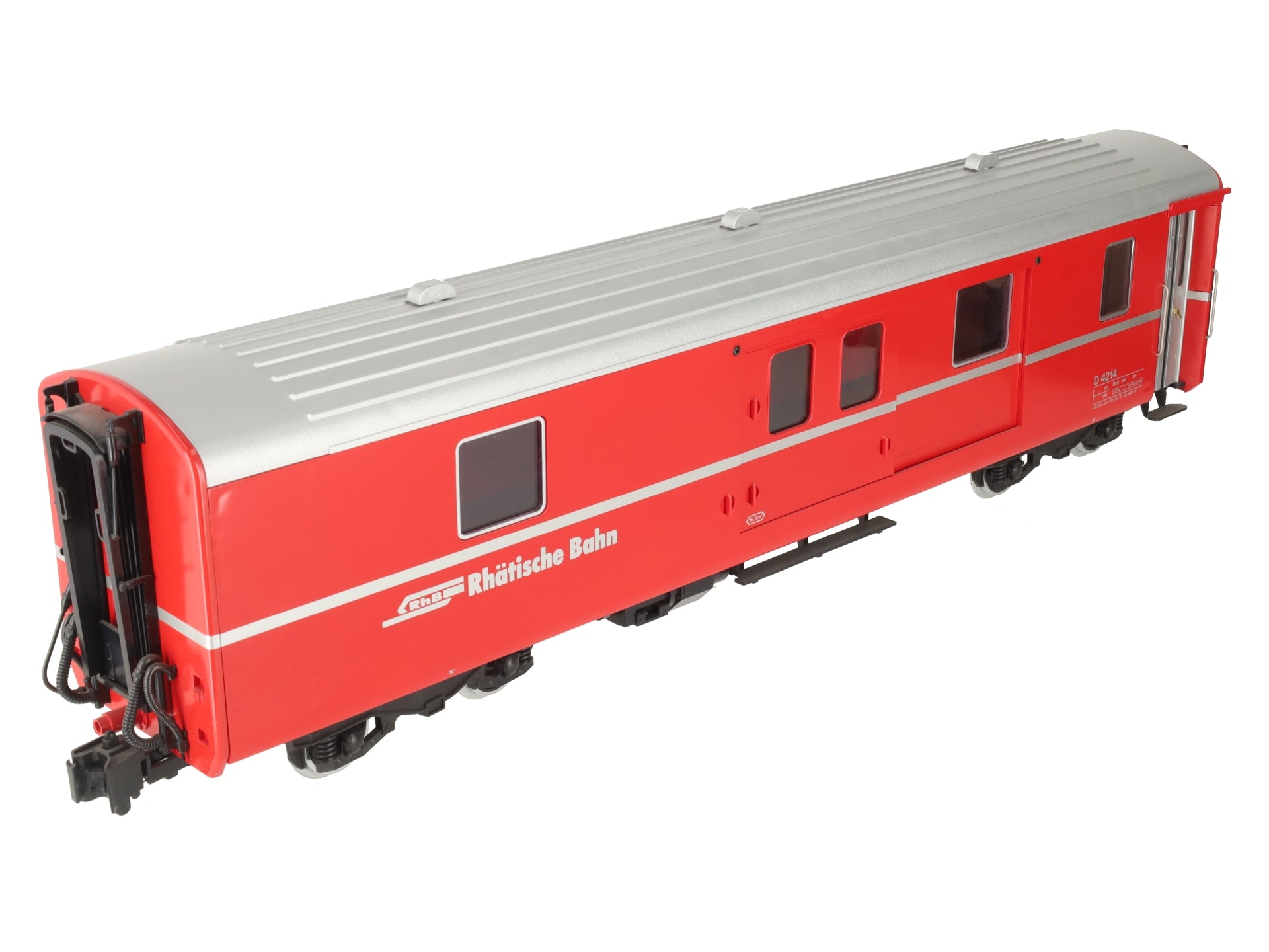 LGB 3069 G Scale RhB Red Baggage Car - Metal Wheels EX/Box
