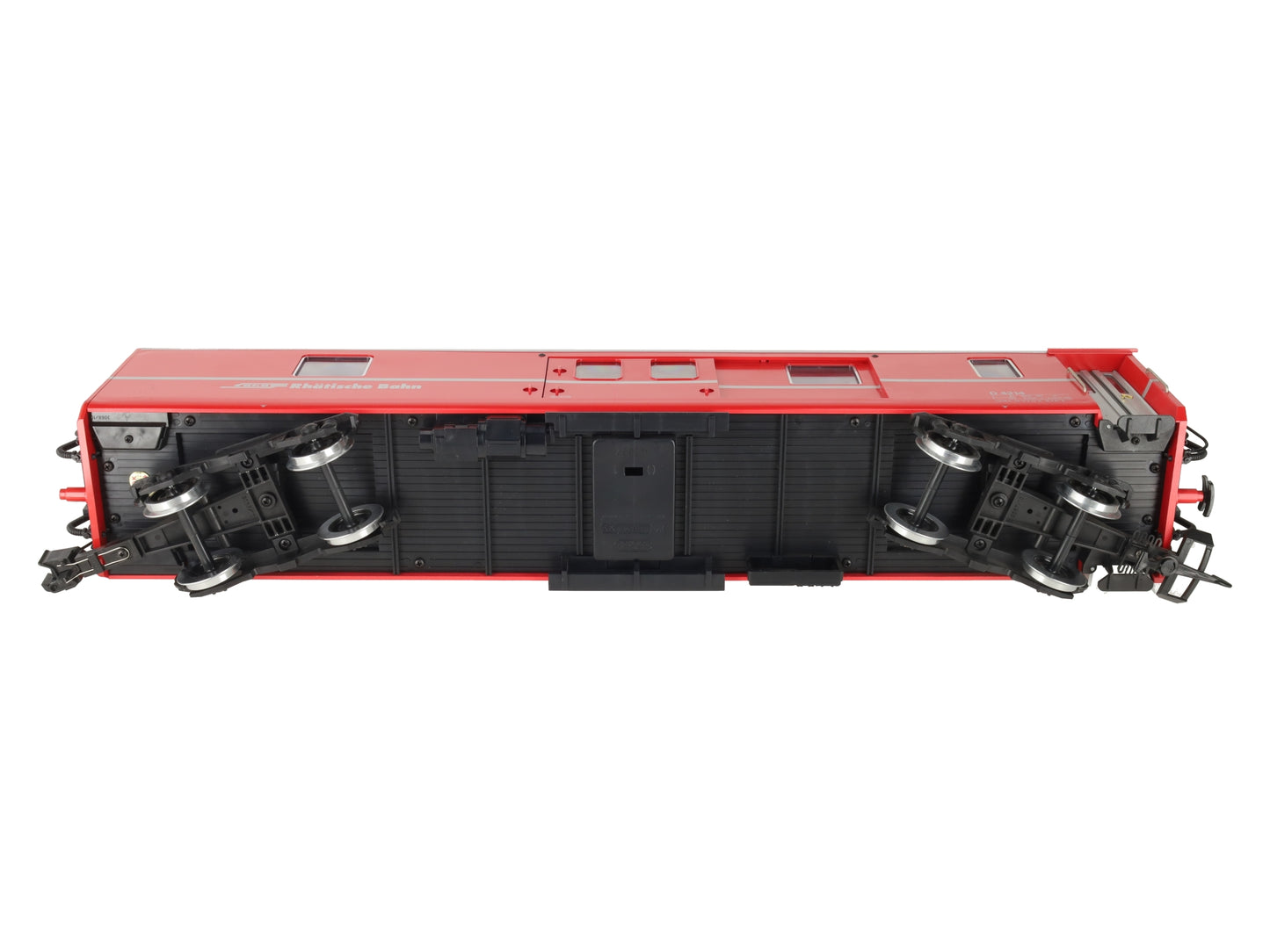LGB 3069 G Scale RhB Red Baggage Car - Metal Wheels EX/Box