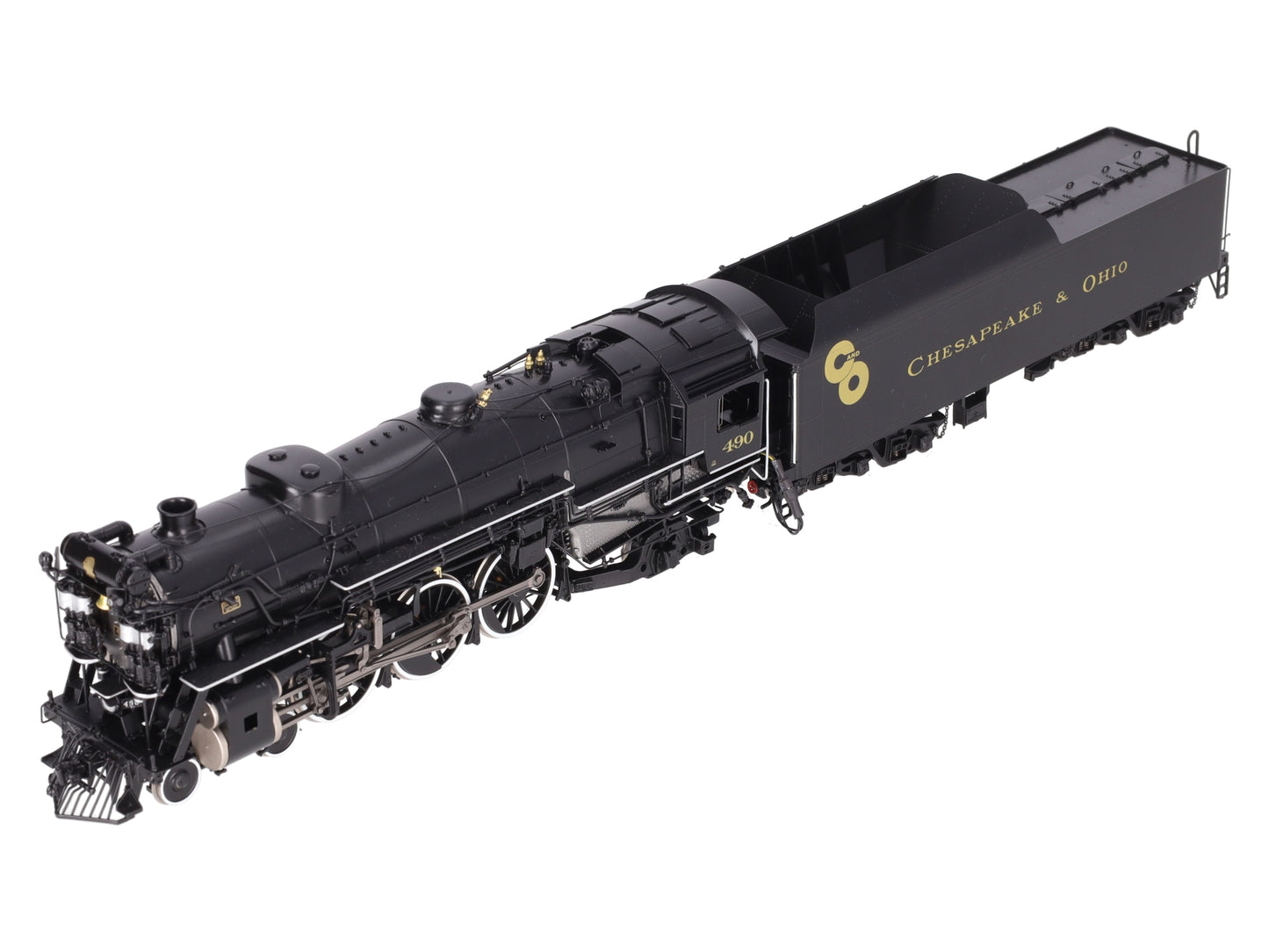 River Raisin Models #490 S Scale Brass Chesapeake & Ohio Loco & Tender -F/P EX/Box