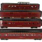 MTH 30-67534 O Norfolk Southern 60' Streamlined Passenger Car Set (Set of 4) EX/Box