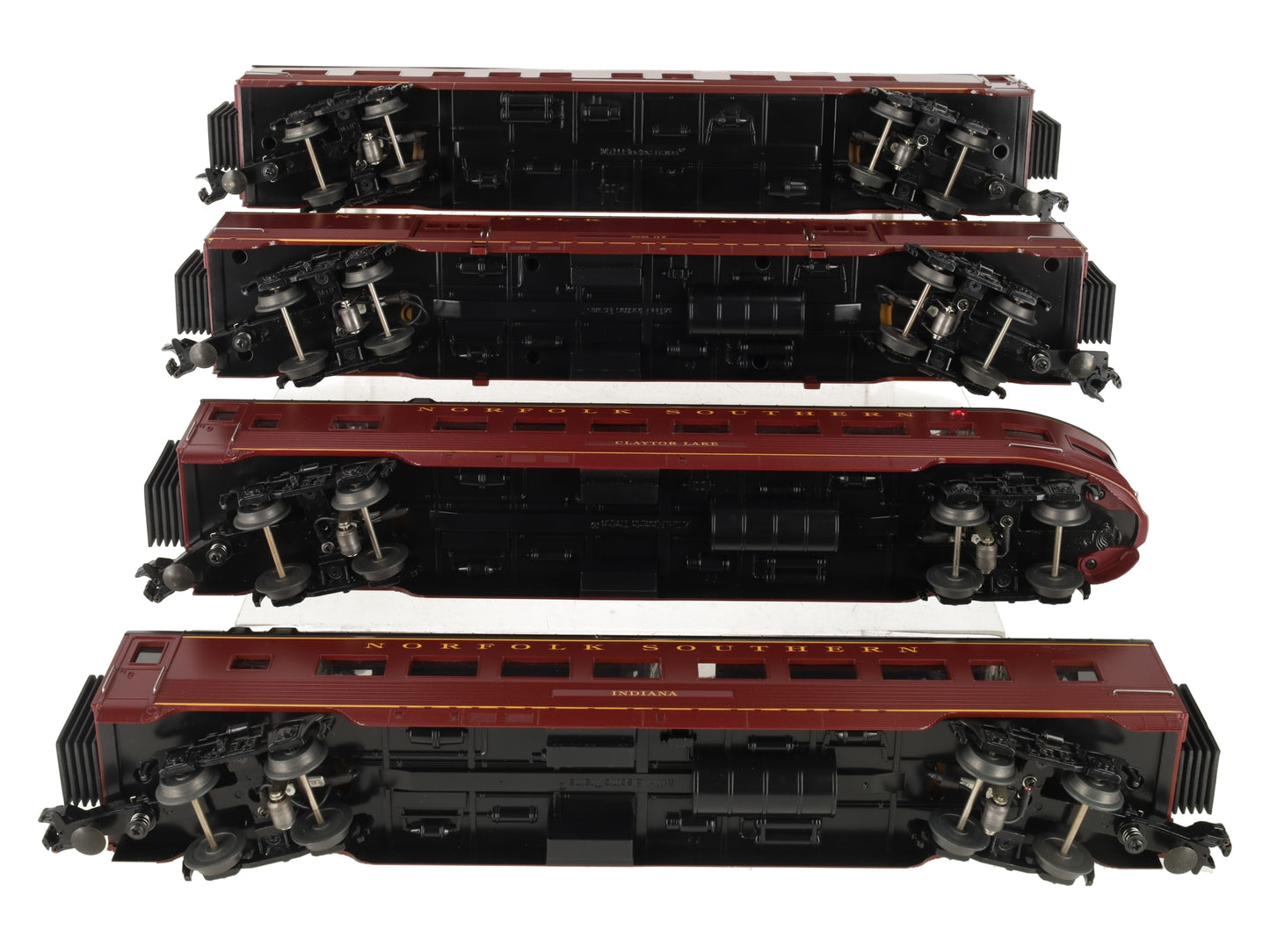 MTH 30-67534 O Norfolk Southern 60' Streamlined Passenger Car Set (Set of 4) EX/Box