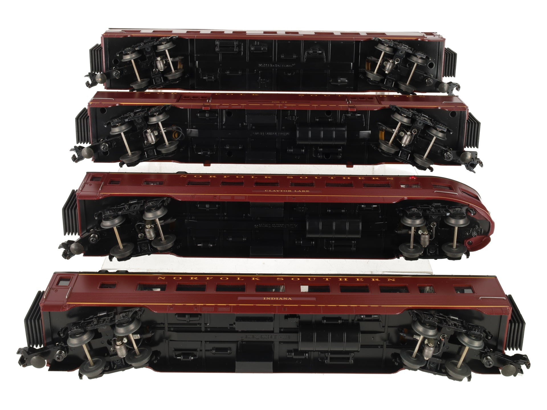 MTH 30-67534 O Norfolk Southern 60' Streamlined Passenger Car Set (Set of 4) EX/Box